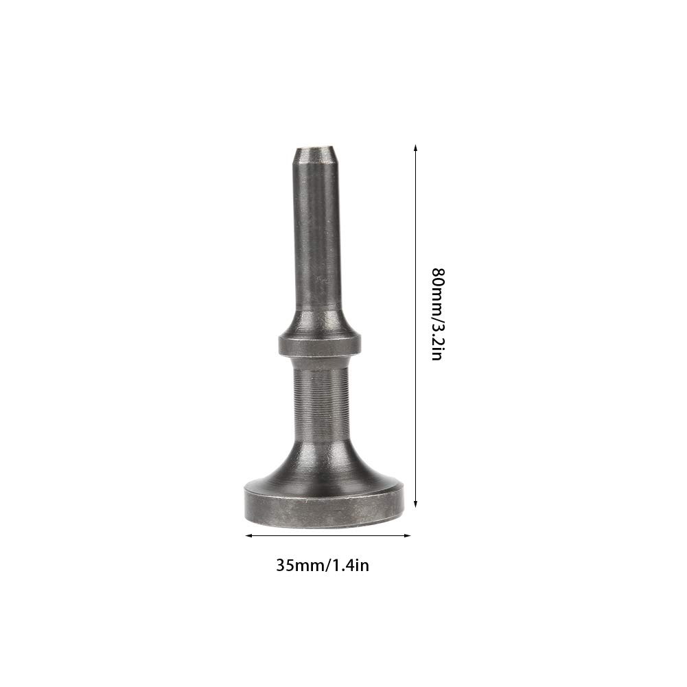 Extended Length 80mm Air Hammer Punch Set - Long Air Hammer Bit & Smoothing Pneumatic Drifts for Metalworking, Auto Body Repair, and Demolition Work - Heavy Duty Impact Tool Accessories