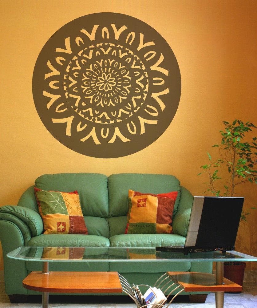 Vinyl Wall Decal Sticker - Modern Circle Design Peel & Stick Wall Art for Home Decor | Perfect for Living Room, Bedroom, Nursery, and Office Spaces