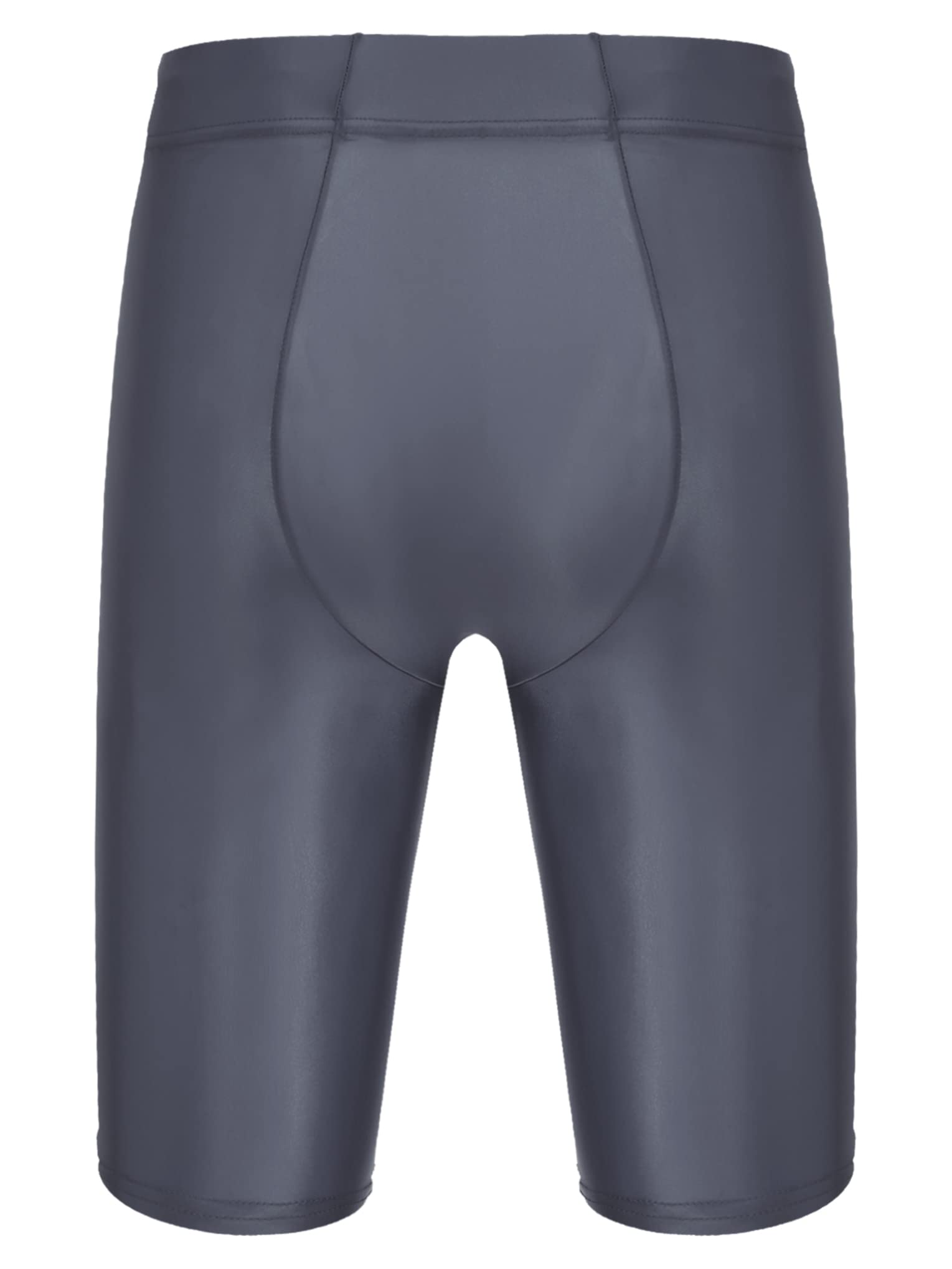 **Men's Shiny Compression Shorts - Quick Dry, Soft & Breathable Sports Tight Shorts for Running, Gym & Swimming**    *(Perfect for Workouts, Training, Yoga & Water Sports - Lightweight & Comfortable Athletic Wear)*