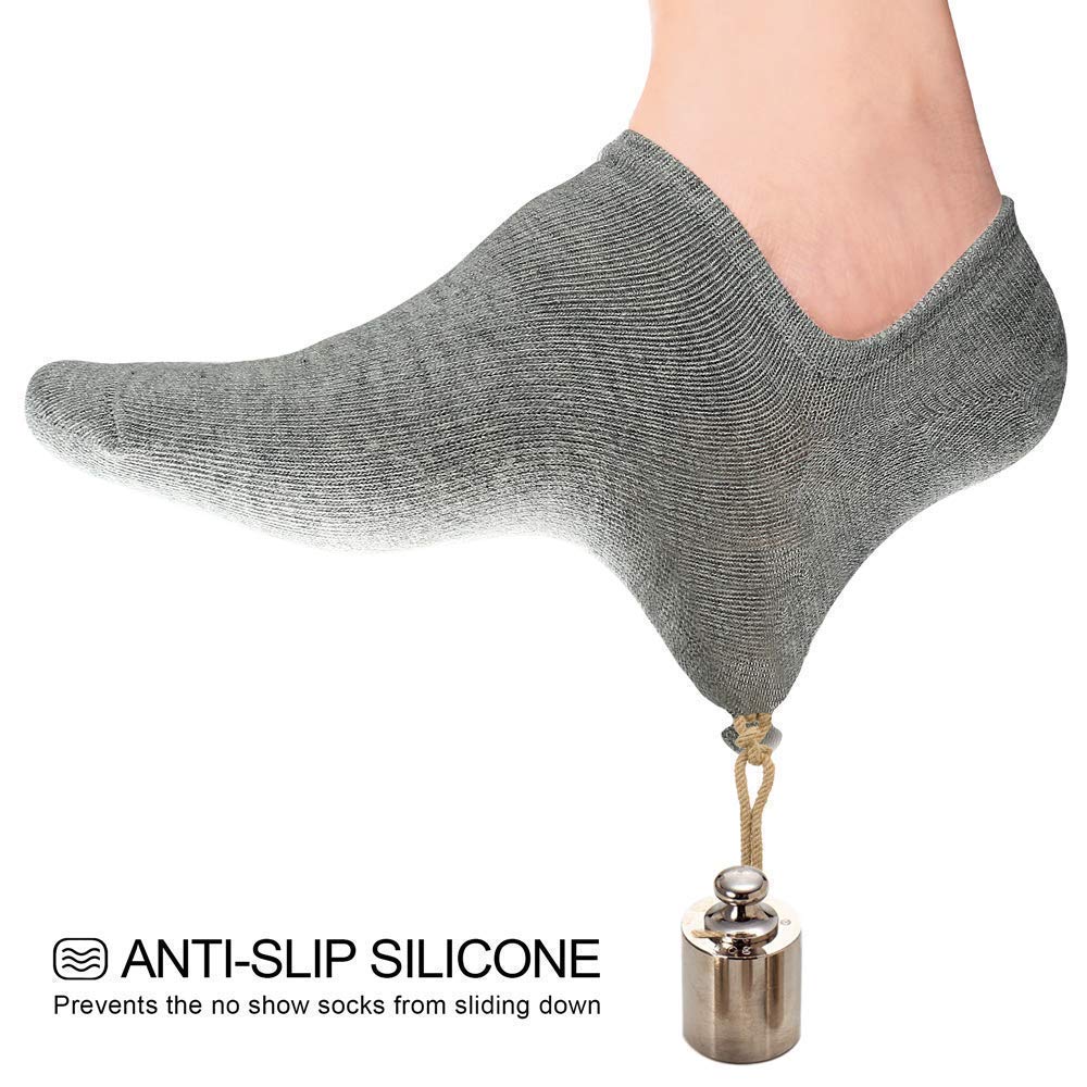 Wernies No Show Socks for Women - 16 Pairs Low Cut Invisible Socks with Non-Slip Grip for Boat Shoes, Flats & Sneakers | Perfect for Workouts, Office & Daily Wear