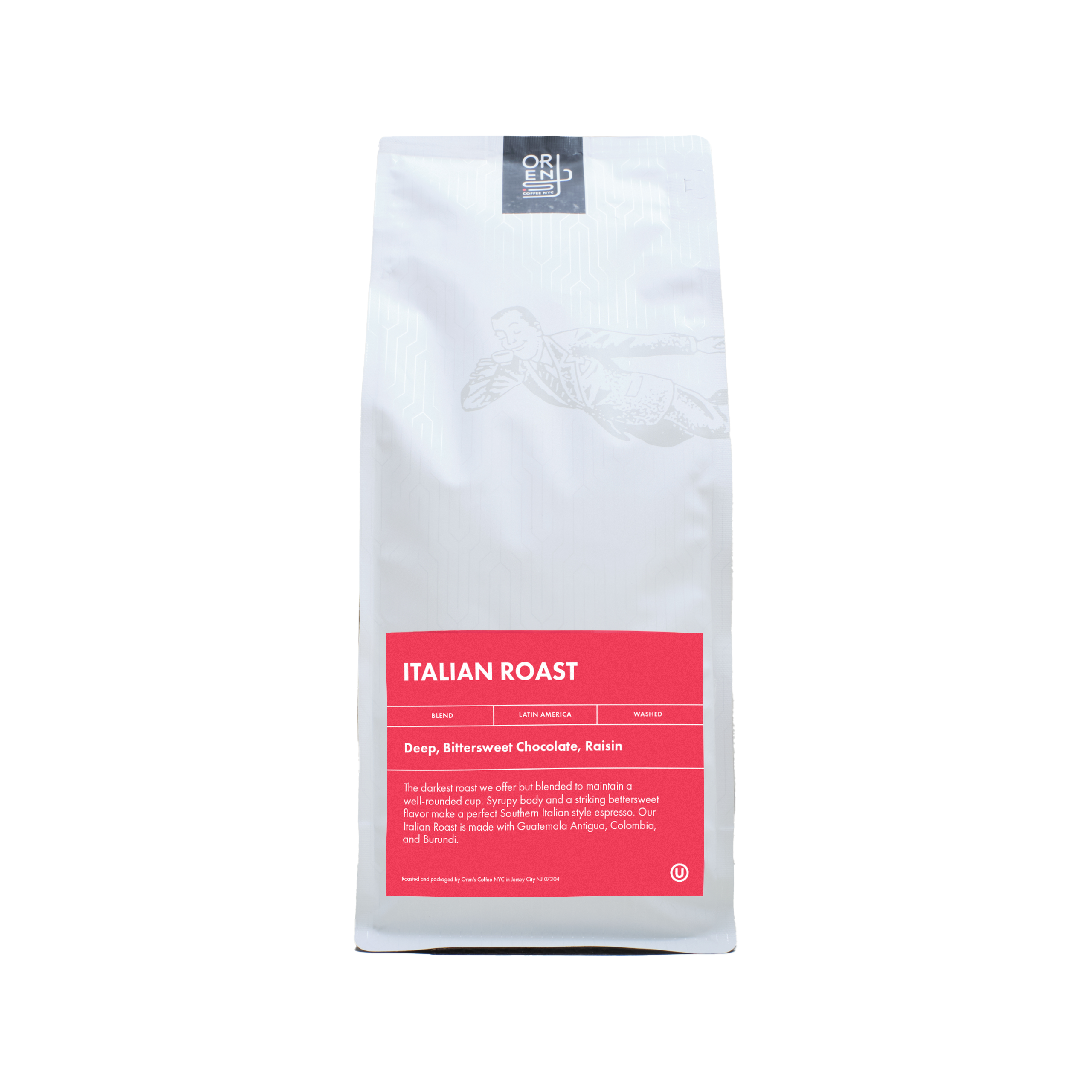 Premium Italian Roast Coffee Beans - Rich & Bold Dark Roast for Espresso & Drip Brew - Perfect for Home, Office & Gifts