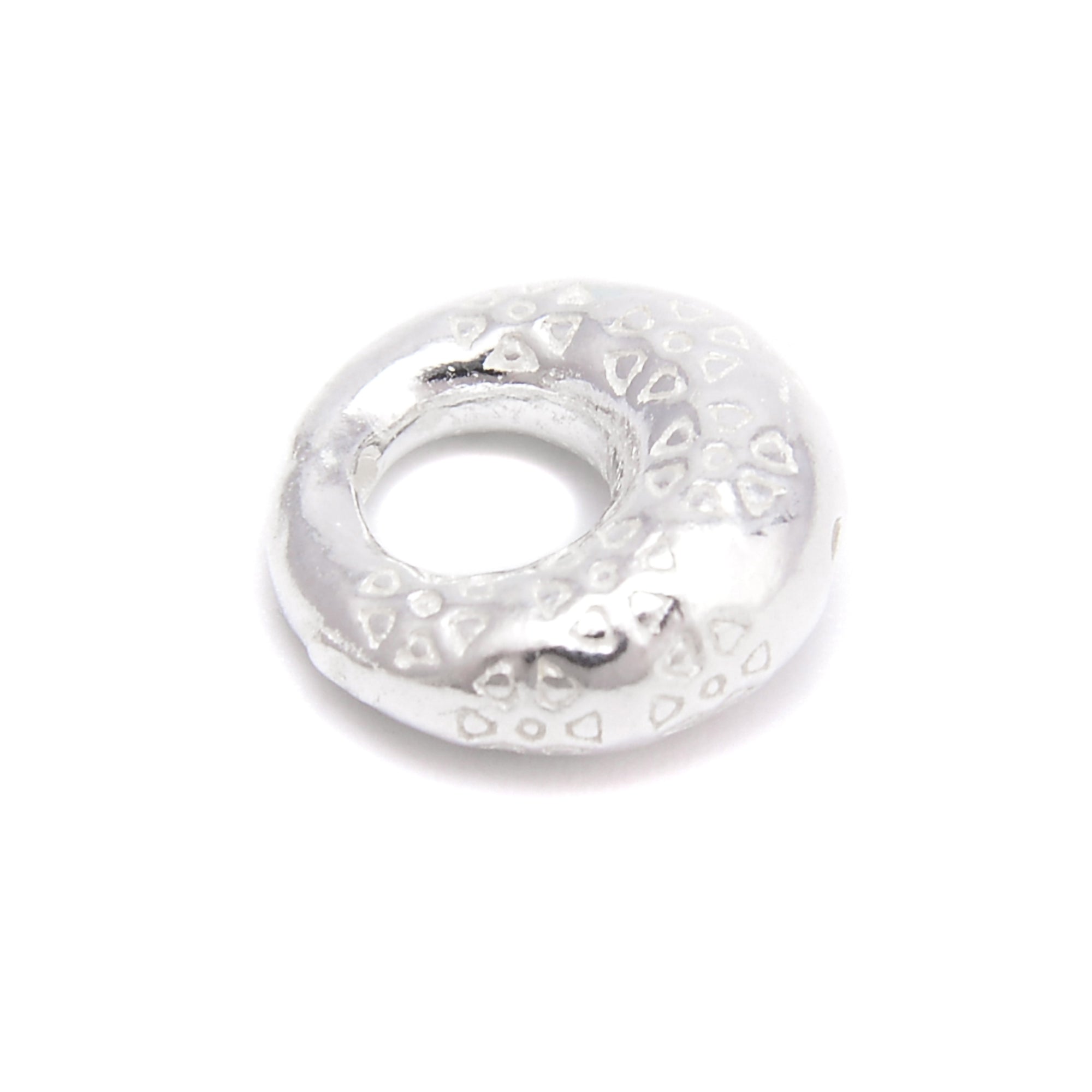 925 Sterling Silver Arc Shaped Charms - 10mm Size (3Pcs/Bag) for Jewelry Making, DIY Crafts & Gift Giving
