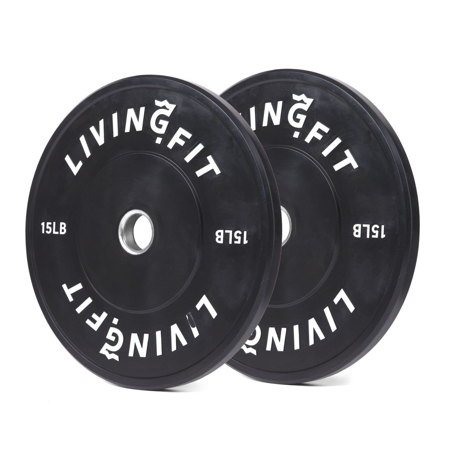 Premium Bumper Plates – Durable Olympic Weight Plates for CrossFit, Powerlifting & Home Gym Workouts – High Performance Rubber Coated Plates for Drop Protection & Noise Reduction