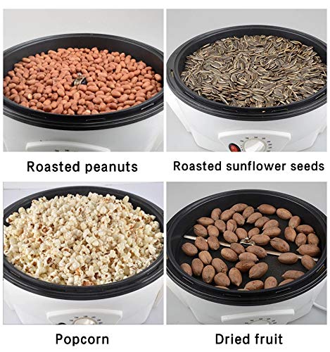 Premium Home Coffee Bean Roaster - Compact Popcorn & Nut Roasting Machine for Raw Beans, Soy, Dried Fruits & Peanuts | Perfect for Coffee Shops, Home Brewing & Healthy Snacks