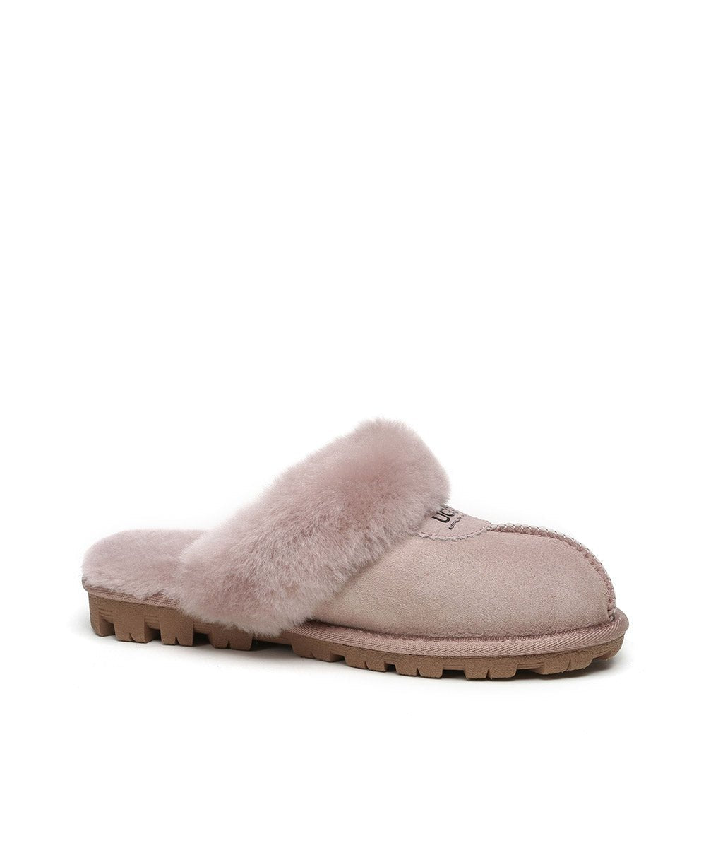 Women's UGG Scuff Slippers - Cozy Indoor/Outdoor House Shoes with Soft Fleece Lining for Winter Comfort - Perfect for Lounging at Home, Running Errands & Cold Weather Wear
