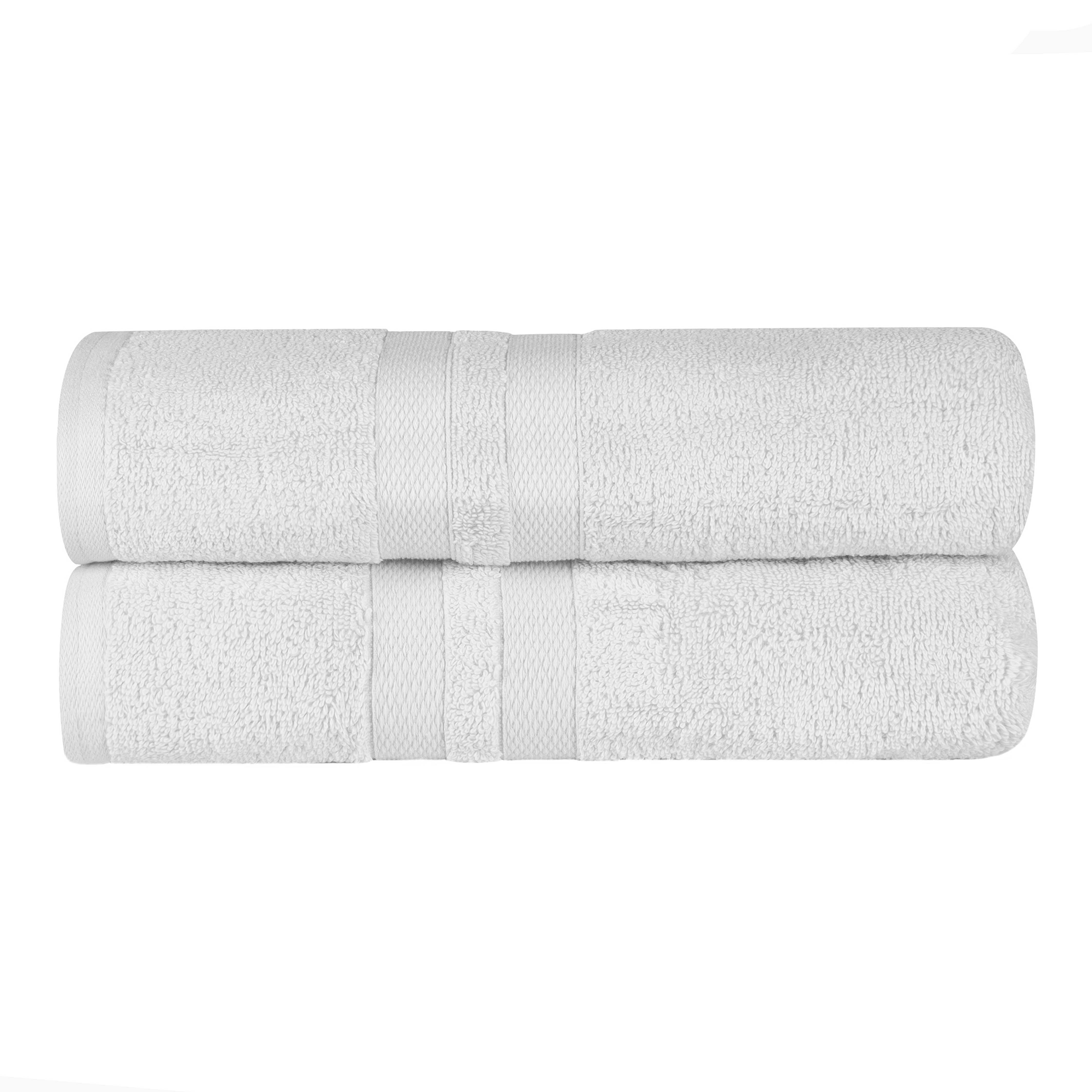 Ultra Soft Cotton Bath Towel Set - 2 Piece Absorbent & Quick-Drying Bath Sheets for Spa, Gym, and Luxury Home Use