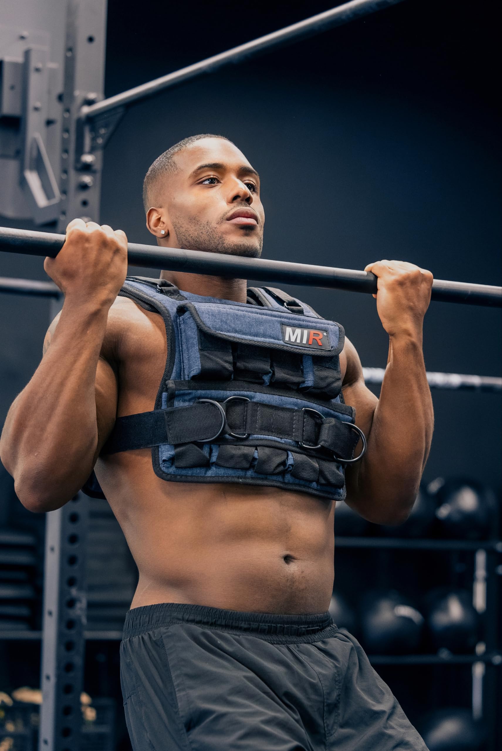 miR Air Flow Weighted Vest with Zipper Option 20lbs - 60lbs - Adjustable Solid Iron Weights - Machine Washable Workout Vest for Men & Women - Perfect for Strength Training, Running, and CrossFit