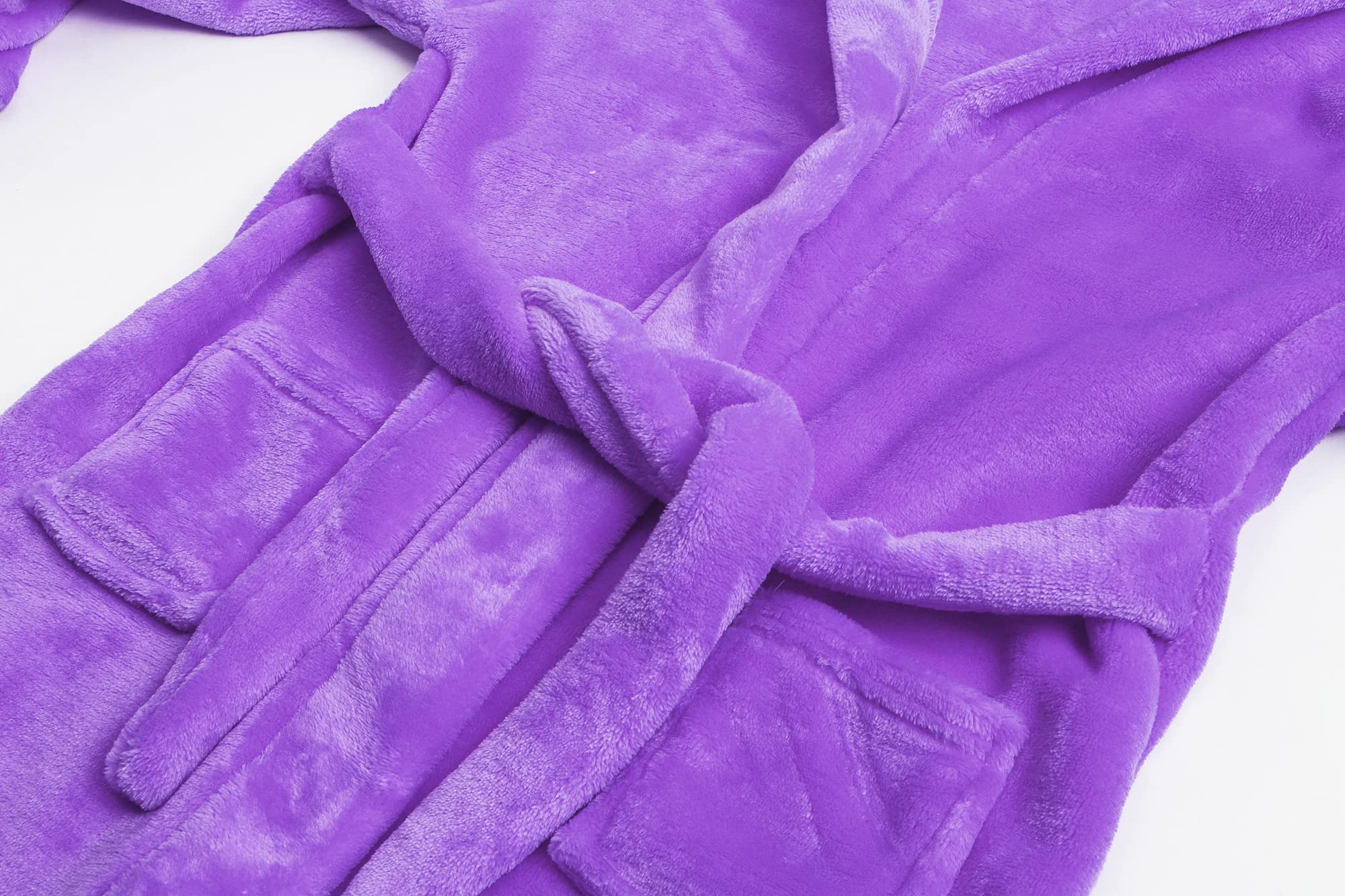 Girls Fleece Hooded Robes - Soft Premium Fuzzy Bathrobe for Kids Ages 2-12 | Cozy Winter Wear & Birthday Gift for Girls | Perfect for Spa Day, Sleepovers & Lounging at Home