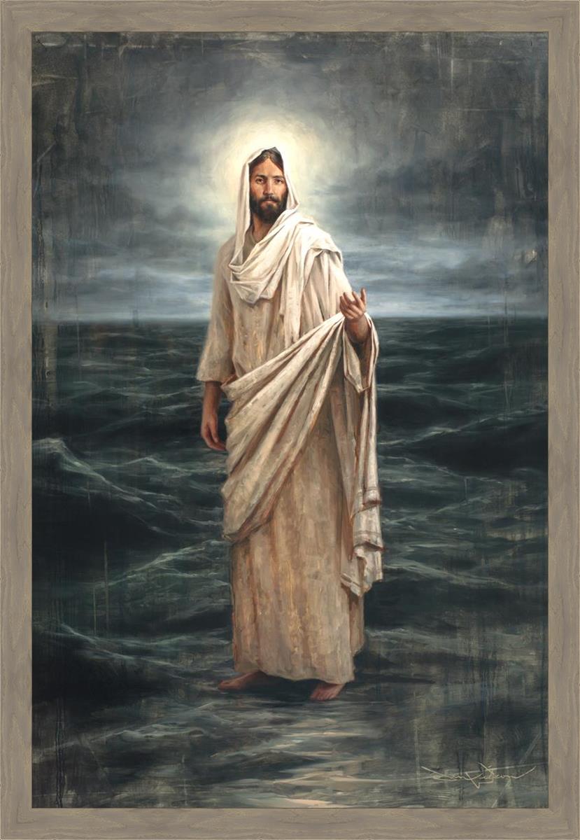 Come Be Not Afraid Large Wall Art - Inspirational Christian Home Decor for Living Room, Bedroom & Office - Perfect Gift for Faith-Based Interiors