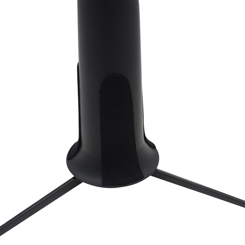 Btuty Portable Soprano Saxophone Stand - Foldable Tripod Saxophone Holder in Black | Perfect for Home Practice, Music Lessons & Live Performances