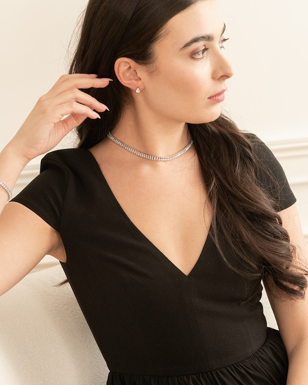 Carlina CZ Necklace - Elegant Cubic Zirconia Pendant for Women | Perfect for Parties, Weddings & Date Nights
