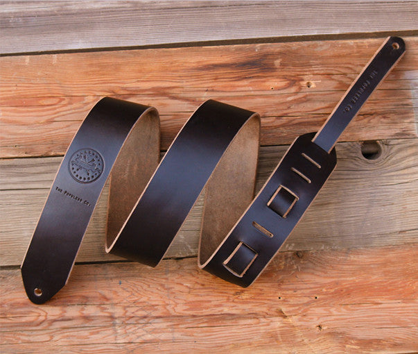 Premium Black Lee Guitar Strap - Adjustable & Comfortable Shoulder Strap for Acoustic & Electric Guitars - Perfect for Live Performances & Studio Sessions