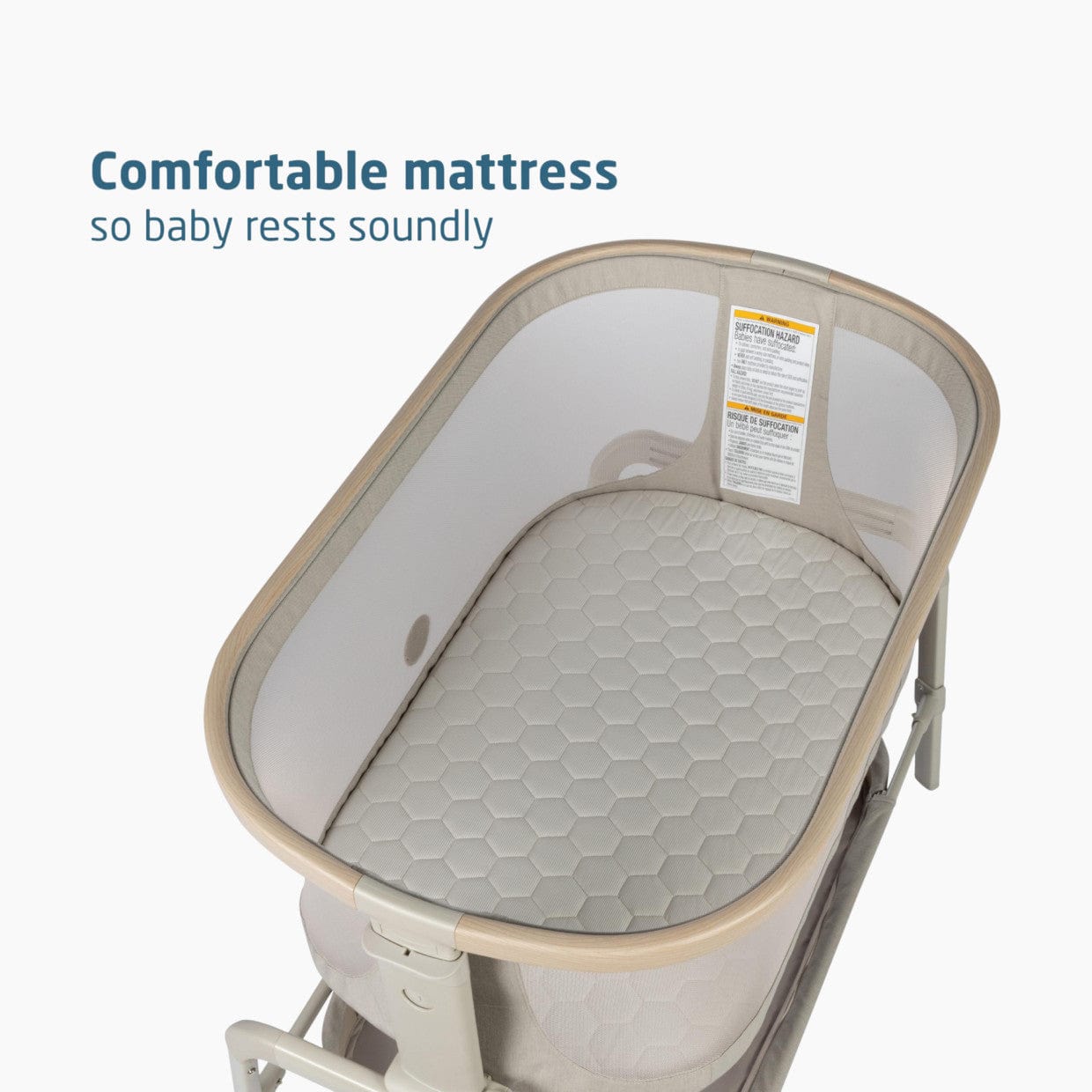 Maxi Cosi Iora 2-in-1 Convertible Co-Sleeper Bassinet & Bedside Sleeper for Newborns - Safe & Comfortable Baby Bed for Nursery, Bedroom, and Travel Use