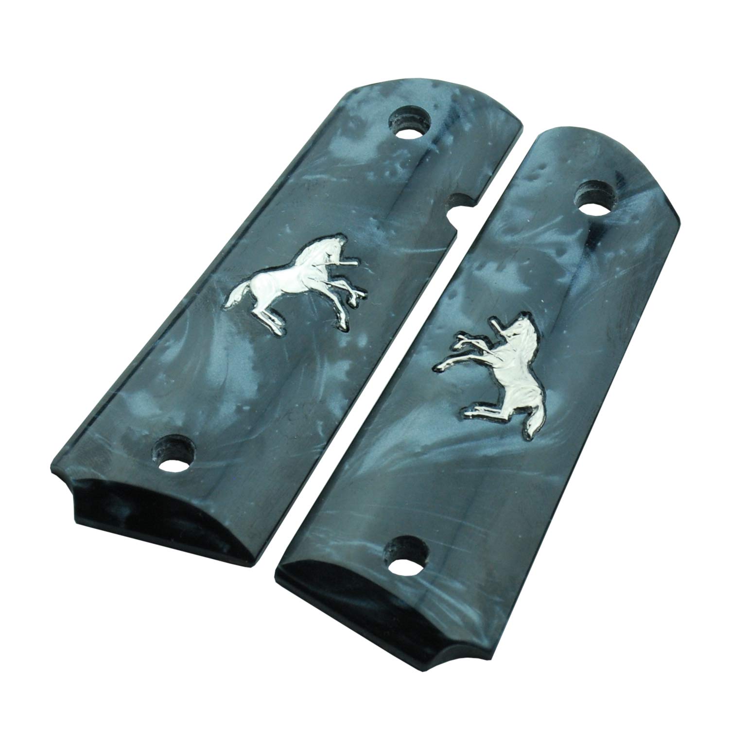 Premium Pearl Altamont 1911 Grips - Full Size Ambidextrous Safety Compatible with Most Commander, Standard & Government 1911 Models - Handcrafted in USA - Perfect for Competitive Shooting, Concealed Carry & Firearm Customization