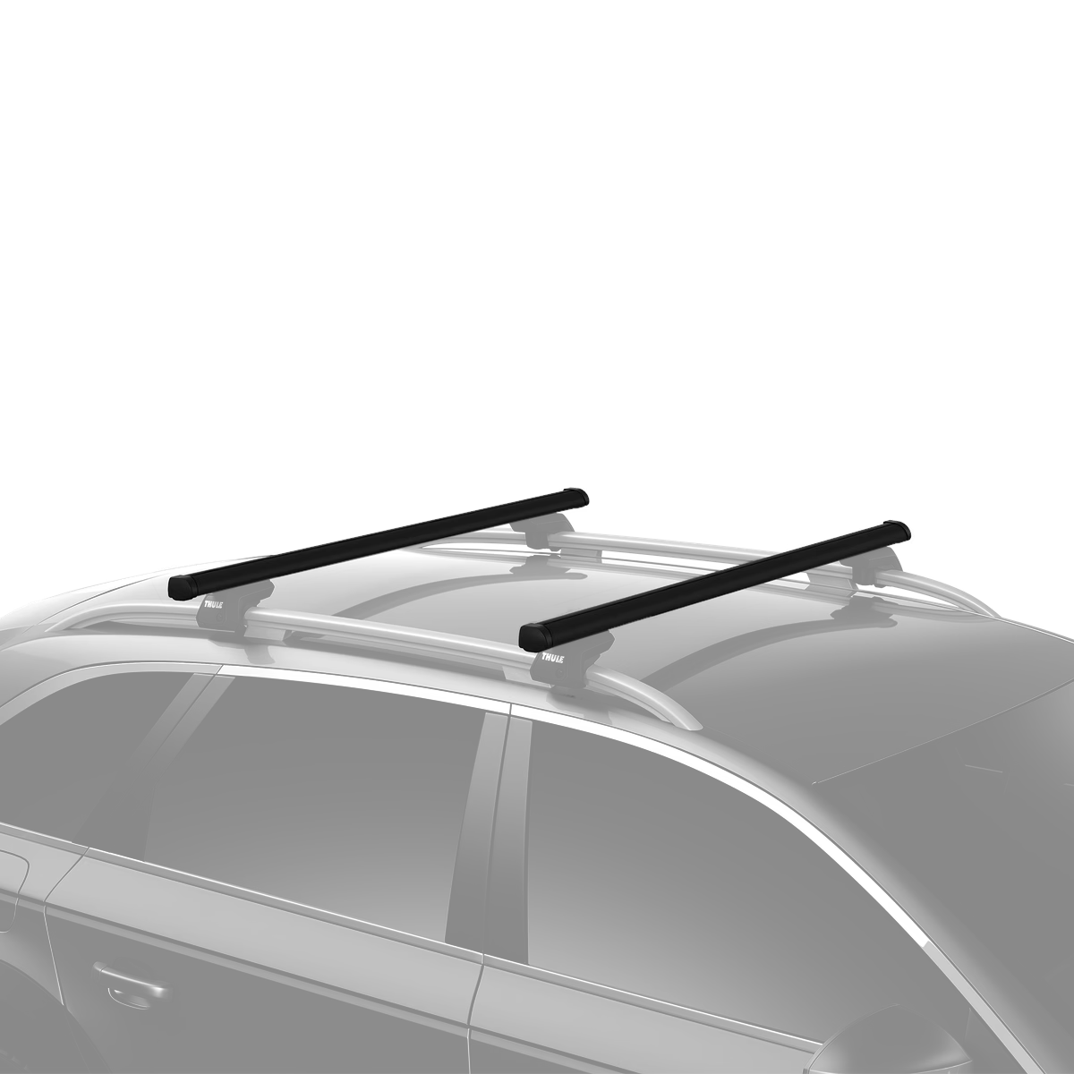 Thule ProBar Evo Heavy Duty Roof Rack Cross Bars for Cars, SUVs & Trucks - Premium Aluminum Load Bars (Pair) - Perfect for Kayak, Bike, Ski & Cargo Transport