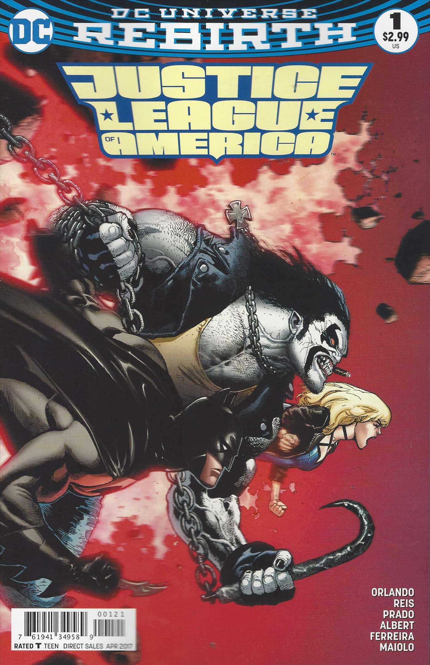 Justice League of America #1A VF/NM DC Comics Rebirth Series - Collectible Superhero Comic Book for Fans & Investors | Perfect for Display, Gifts, and Comic Collections