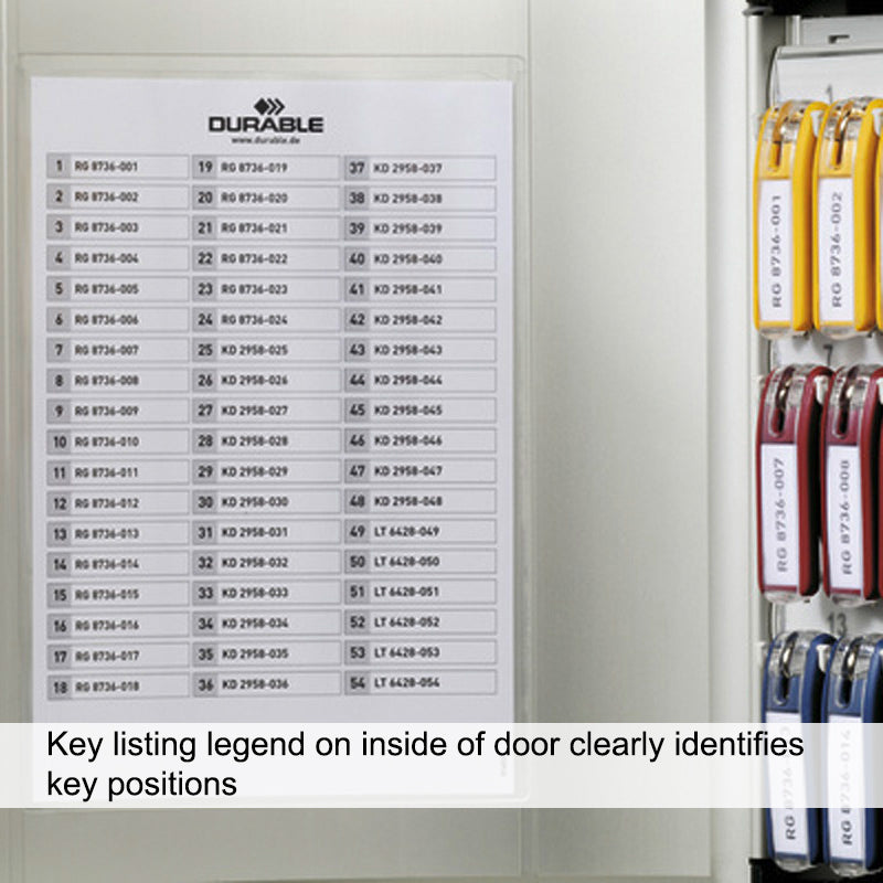 54-Key Deluxe Key Vault with Combination Lock & Drop Slot - Secure Key Storage Solution for Home, Office, and Hotel Key Management