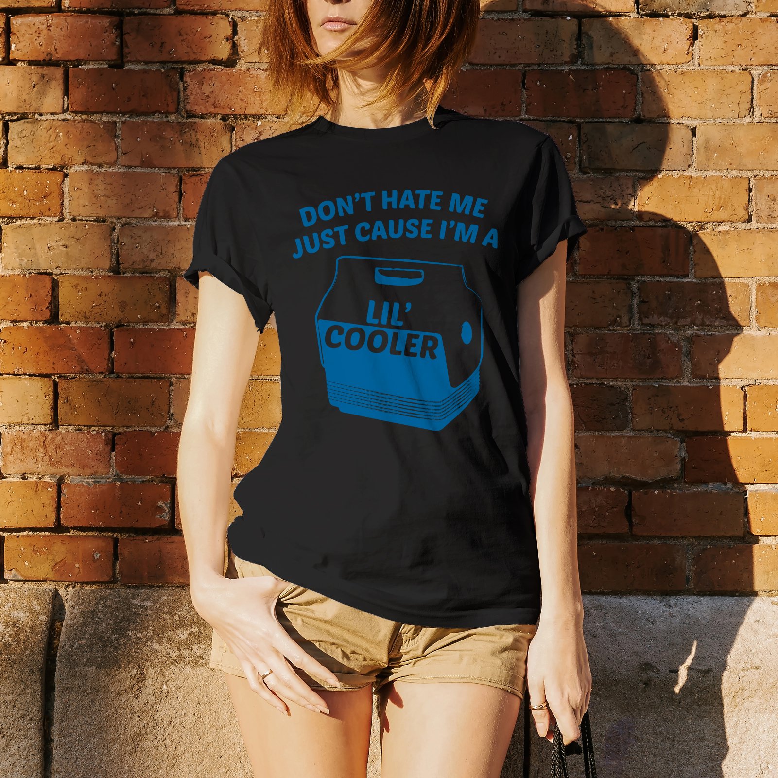 Funny 'Don't Be Mad I'm a Lil Cooler' Pun T-Shirt - Humorous Novelty Tee for Men & Women - Perfect for Parties, Gifts & Casual Wear