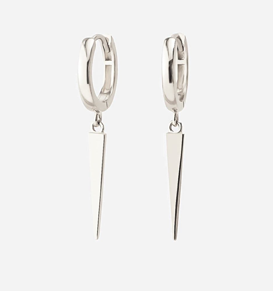 Trendy Spike Huggie Earrings for Women - Small Gold Hoop Earrings with Spikes - Perfect for Everyday Wear, Parties & Gifts