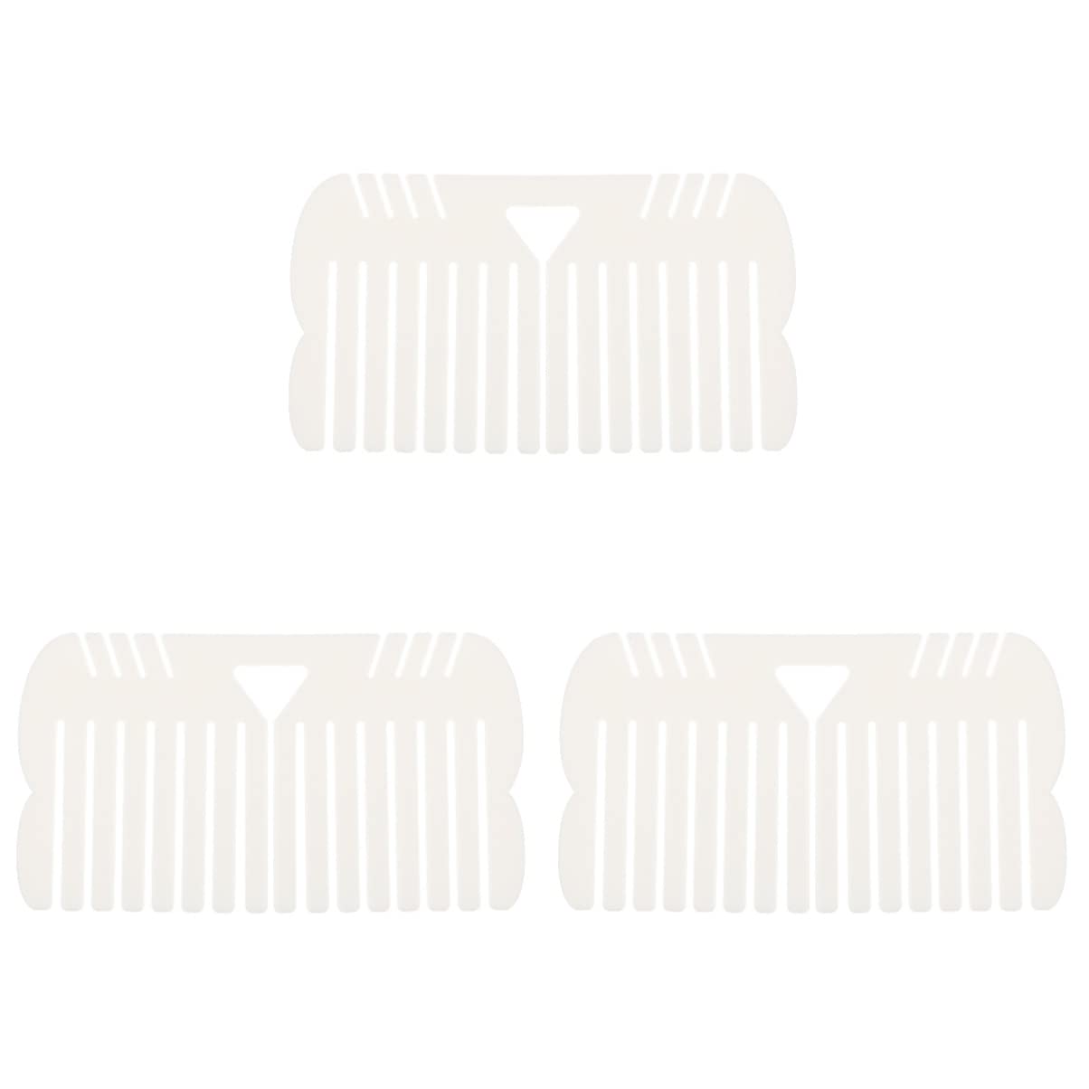 3-Piece Plastic Bow Knitter & Hair Braid Tool Set - DIY Ribbon Bow Maker for Crafts, Hair Bows, Corsages & Gift Wrapping - Easy Bowknot Making Supplies (White, Lengthen Design) | Perfect for DIY Projects, Party Decorations & Handmade Accessories