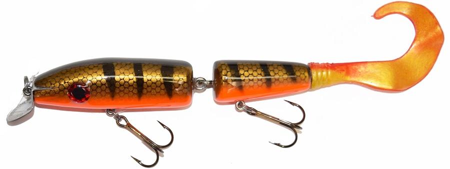 Big Fork Reef Digger Shallow Crankbait with Soft Tail - Premium Fishing Lure for Bass, Trout & Walleye - Perfect for Freshwater & Saltwater Fishing