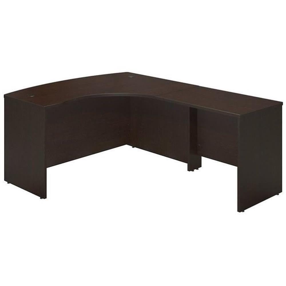 Bush Business Furniture L-Shaped Modern Mocha Cherry Computer Desk - 29.85