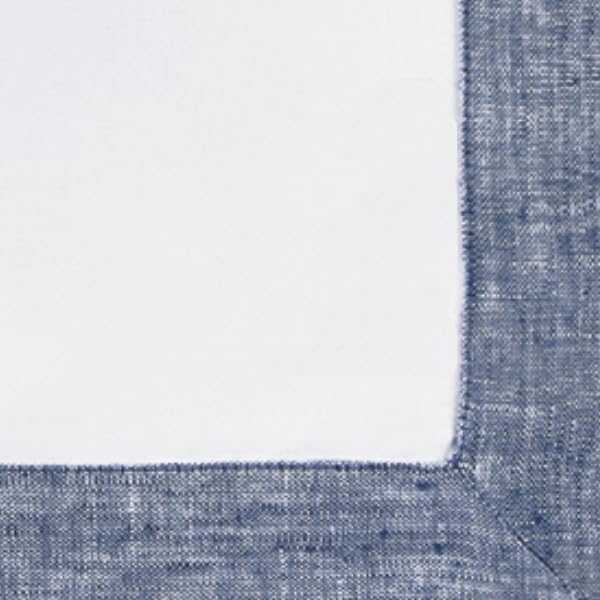 Chambray Indigo & White