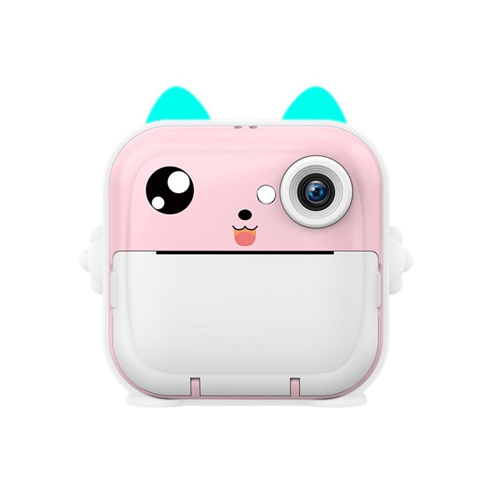 Juwaacoo 16GB Kids Digital Camera - HD Mini Instant Camera with 16GB Memory Card, Pink Children's Photography Toy for Birthday Gifts, Travel & Outdoor Adventures