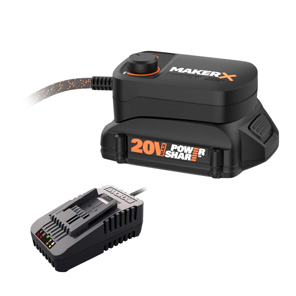 20V 2.0Ah Lithium-Ion Battery with Fast Charger & Hub - Power Tools, Cordless Drills, Outdoor Equipment - Perfect for DIY Projects, Home Repairs, and Professional Use