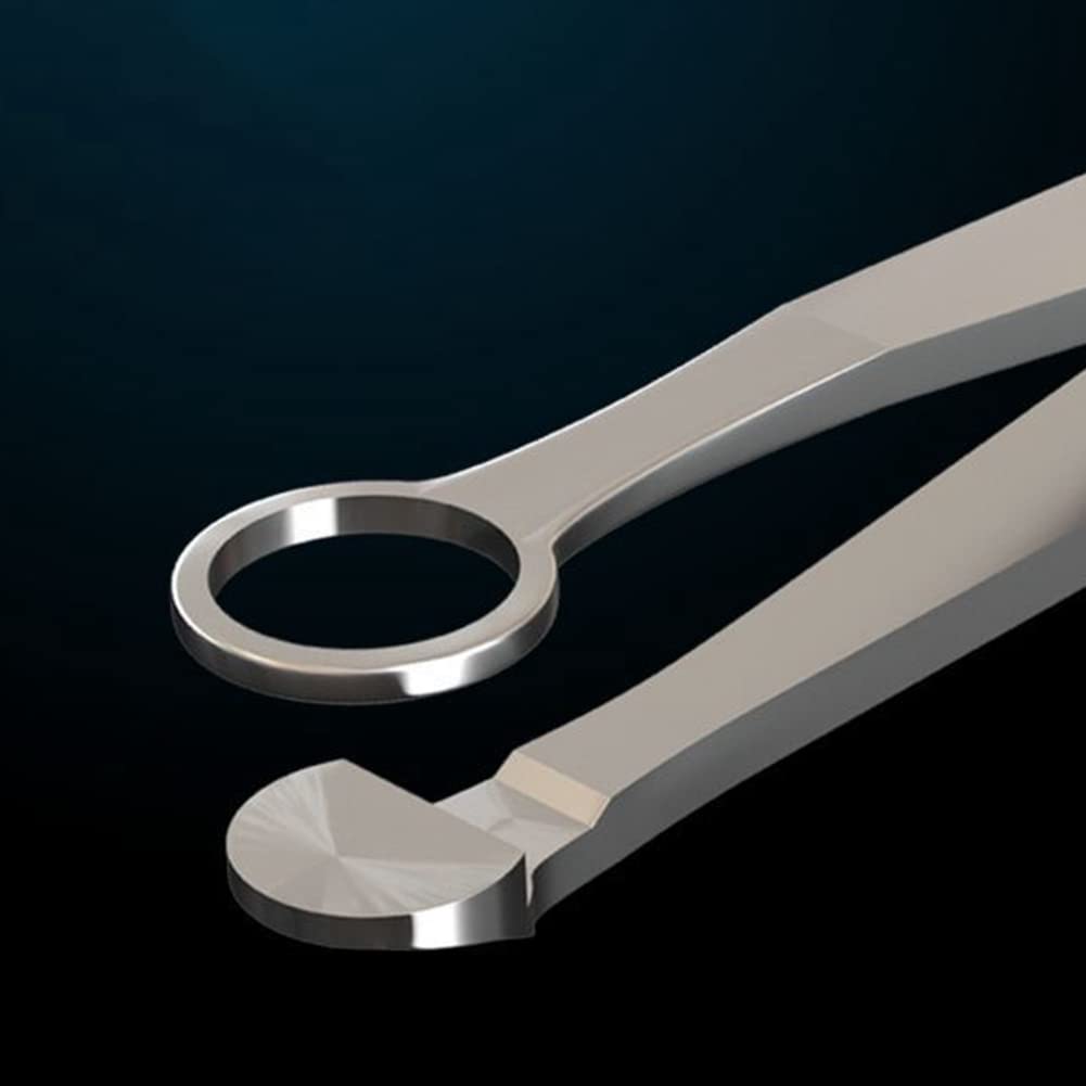 Stainless Steel Universal Nose Hair Trimmer & Eyebrow Scissors - Precision Grooming for Nose, Eyebrows, Facial Hair & Manicure - Perfect for Home, Travel & Salon Use