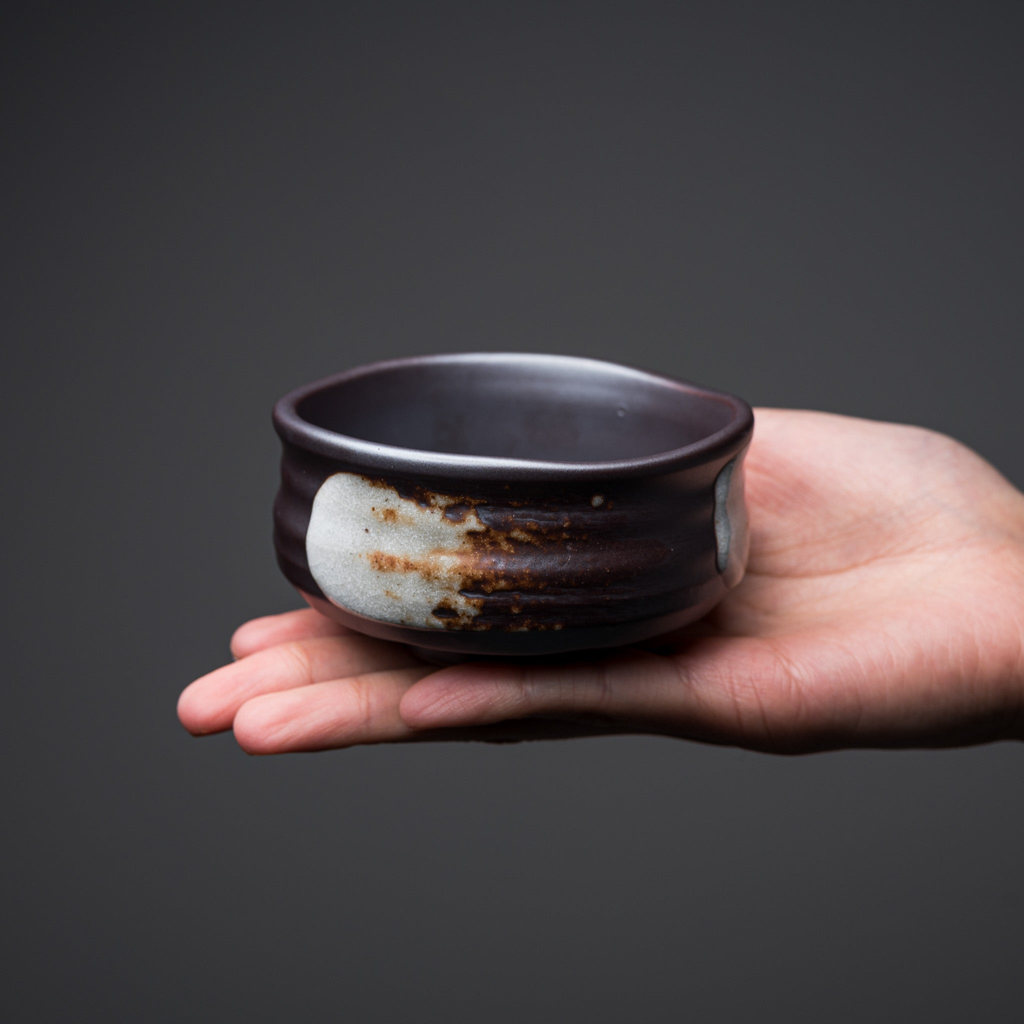 Handcrafted Mino Ware White Brush Small Side Dish Bowl 8cm - Perfect for Japanese Cuisine, Sushi, and Appetizer Serving