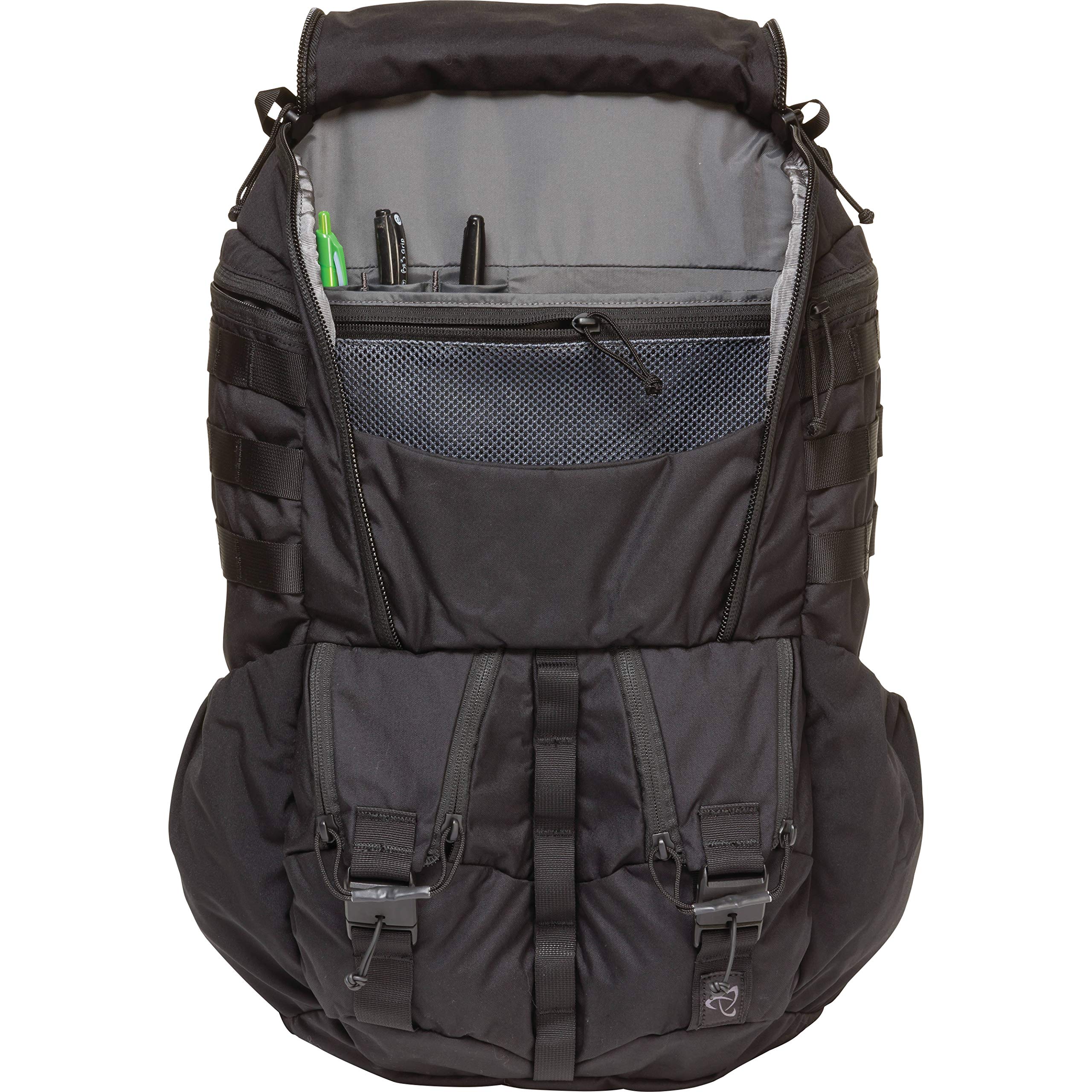 Mystery Ranch Rip Ruck 32L Tactical Backpack - Durable Military Inspired Daypack for Hiking, Travel & EDC (L/XL Size, Black) | Perfect for Outdoor Adventures, Commuting & Tactical Gear Organization