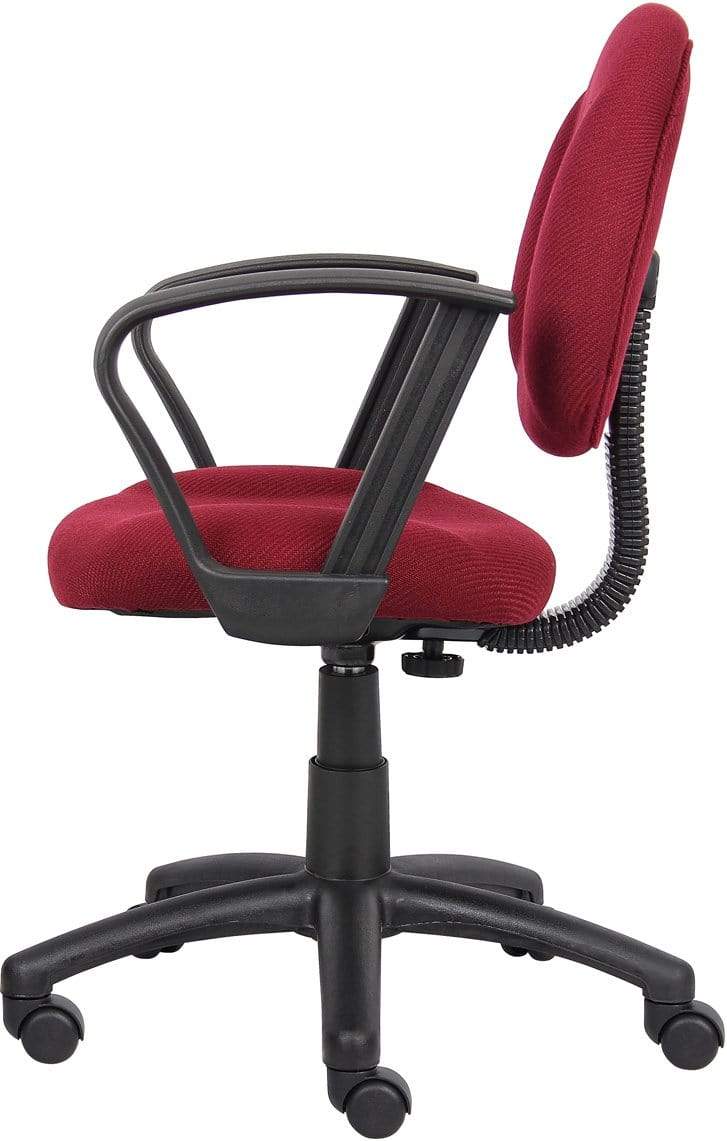 Boss Deluxe Ergonomic Posture Chair with Loop Arms [B317 BE] - Perfect for Office, Home & Gaming Comfort