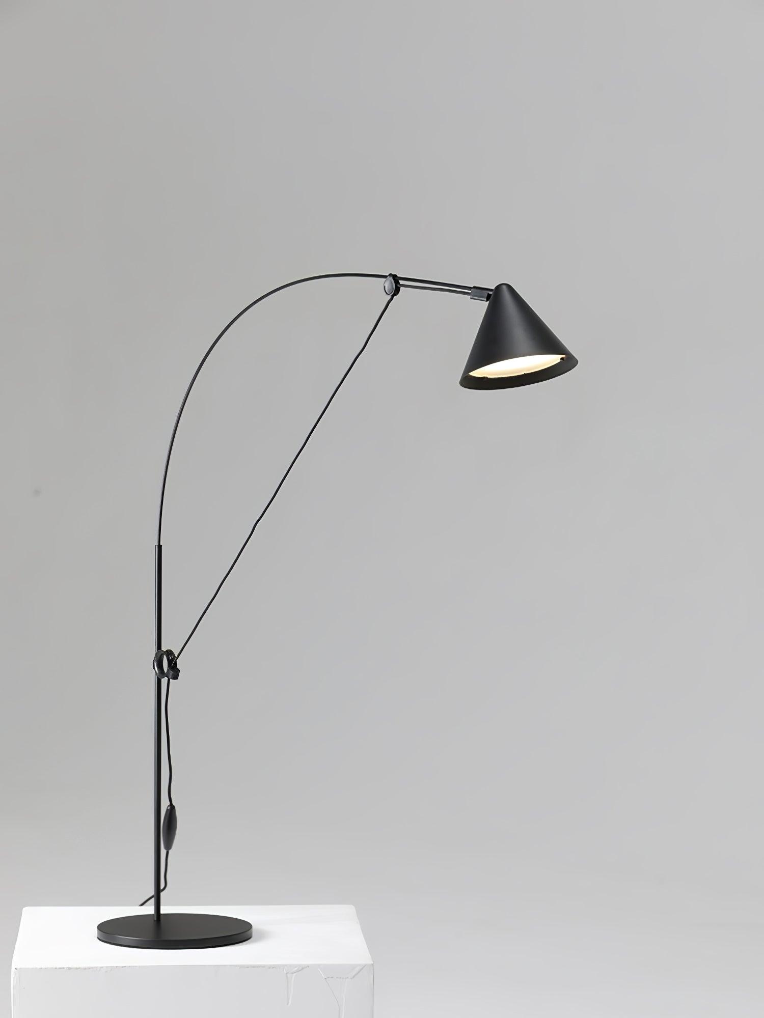 Ensure Black Table Lamp - Modern LED Desk Light for Home Office, Bedroom & Study - Perfect for Reading, Working & Decor
