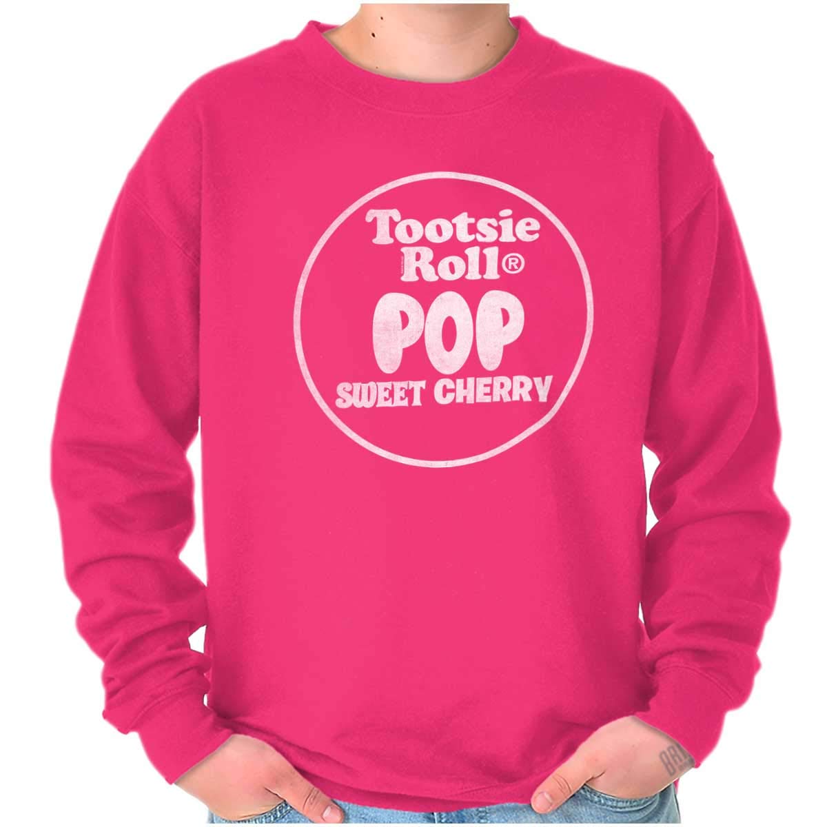 Brisco Brands Tootsie Roll Pop Banana Flavored Candy Sweatshirt - Unisex Hoodie for Men & Women | Fun Retro Candy Lover Gift, Casual Wear for Parties & Everyday Fashion
