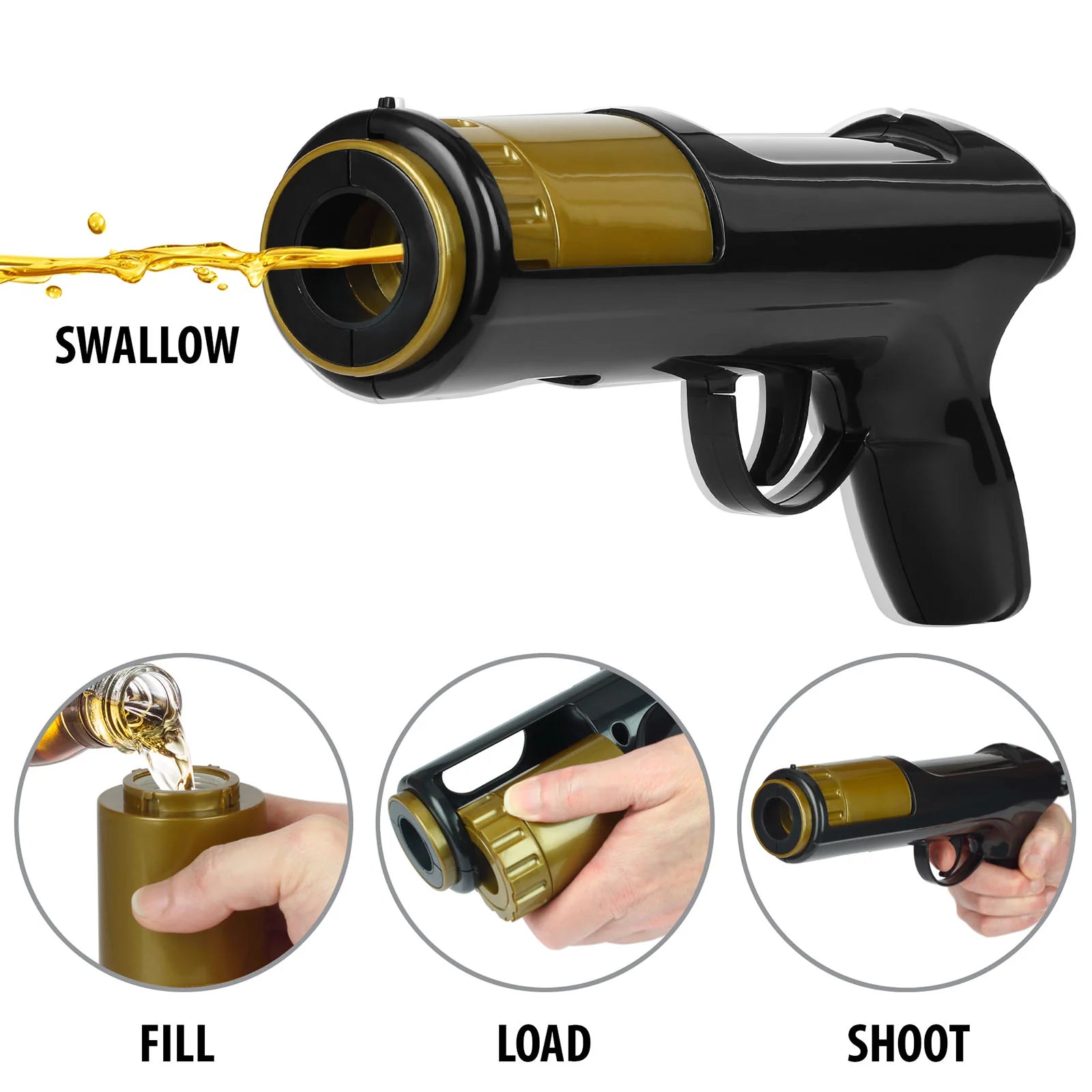 Alcohol Shot Gun with Multiple Color Options - Perfect for Parties, Events, and Outdoor Adventures