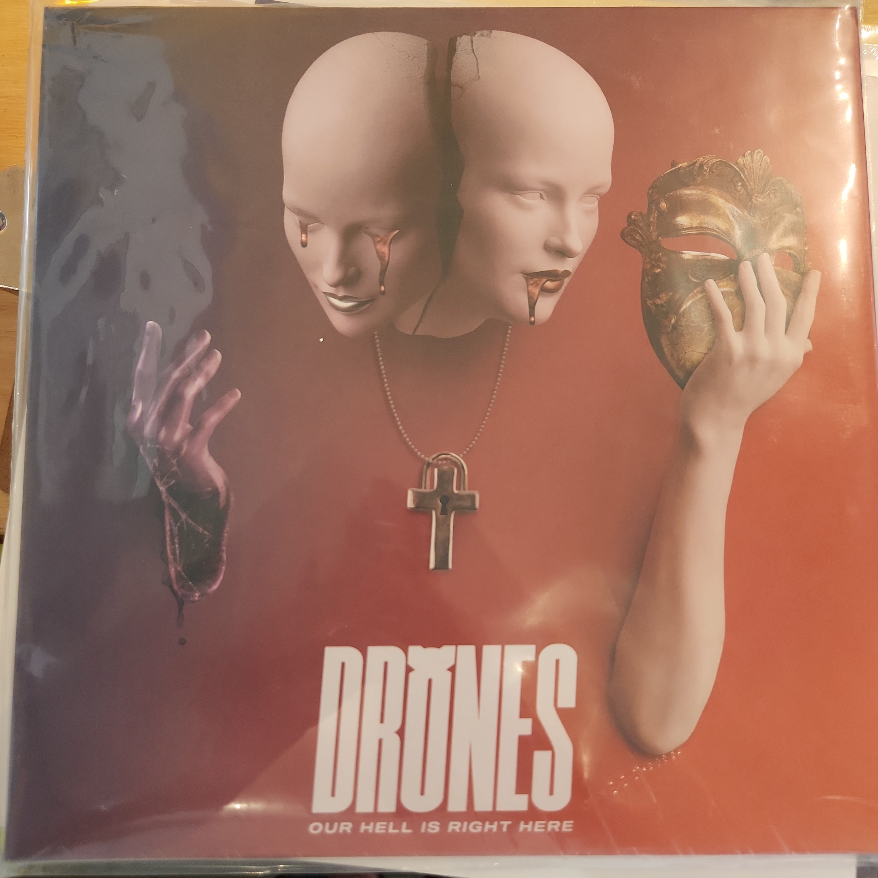 High-Quality Drones - Our Hell is Right Here Vinyl LP Record | Perfect for Music Collectors & Vinyl Enthusiasts | Home Listening, DJ Sets & Gift Giving