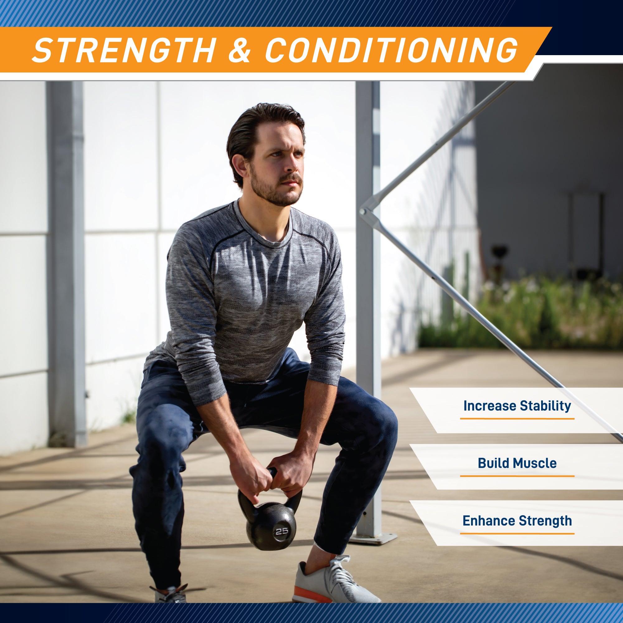25lb Hammertone Kettlebell - Heavy Duty Cast Iron Home Gym Equipment for Strength Training, CrossFit & Weightlifting | Perfect for Home Workouts & Fitness Studios