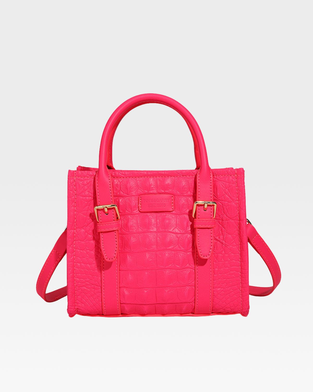 Apollo 2 Mini Tote Bag in Neon Pink - Lightweight Waterproof Crossbody Shoulder Bag for Women - Perfect for Shopping, Beach, Gym & Travel Accessories