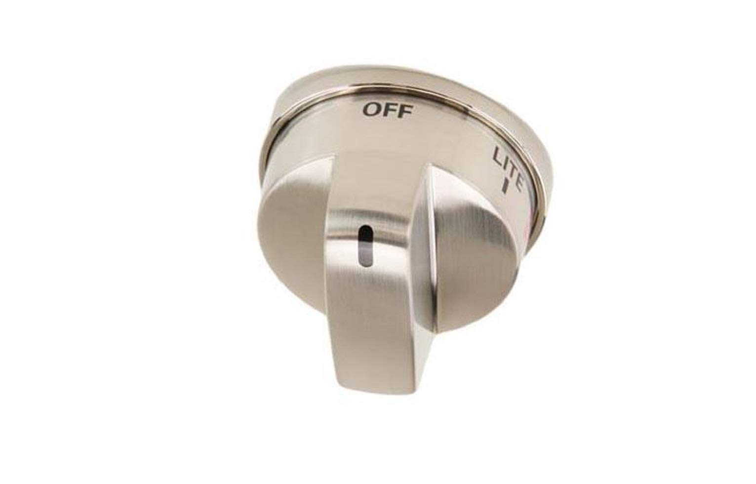 LG EBZ37189609 Gas Range Super Boil Burner Control Knob - Stainless Steel Replacement Part for LG Stoves - Perfect for High-Heat Cooking & Large Pots
