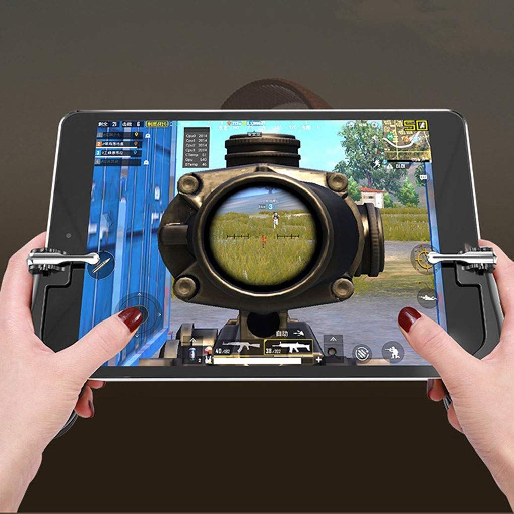 Wireless Mobile Game Controller for Phone & Tablet - Touchscreen Gaming Trigger, Joystick Gamepad with Cooling Fan | Perfect for FPS, Battle Royale & Shooting Games on iOS/Android