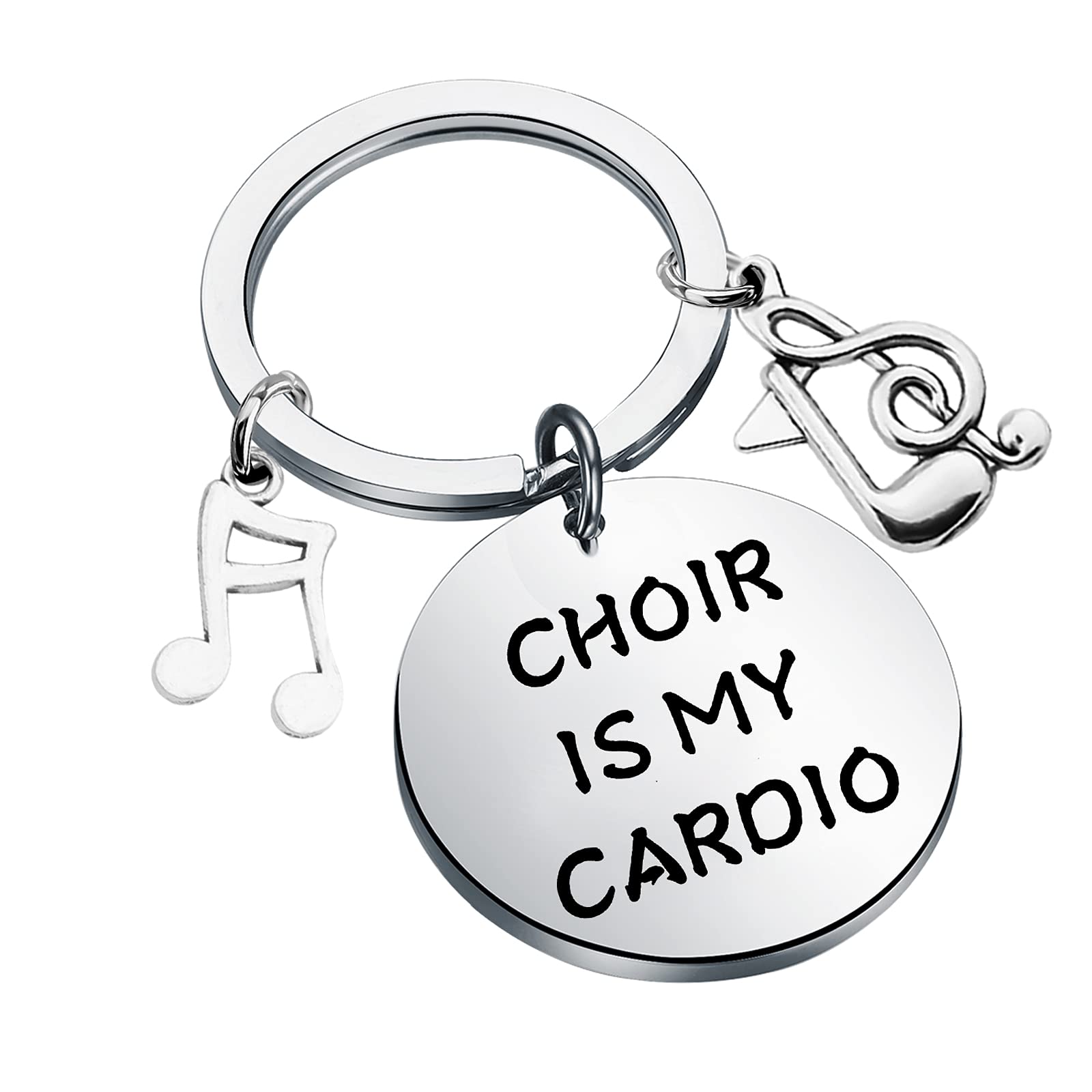 Choir Director Gift Keychain - Music Note Charm for Choir Mom & Choir Lovers - Perfect Choir Member Appreciation Present - Great for Rehearsals, Performances & Music Enthusiasts