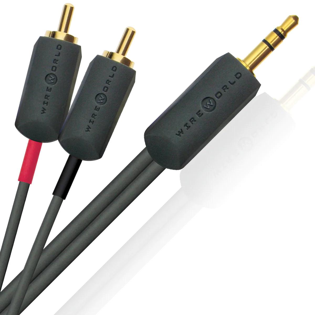 Wireworld iWorld Mini Jack Cable - High-Quality 3.5mm Audio Cable for iPhone, Android & Headphones - Perfect for Music, Gaming & Home Theater