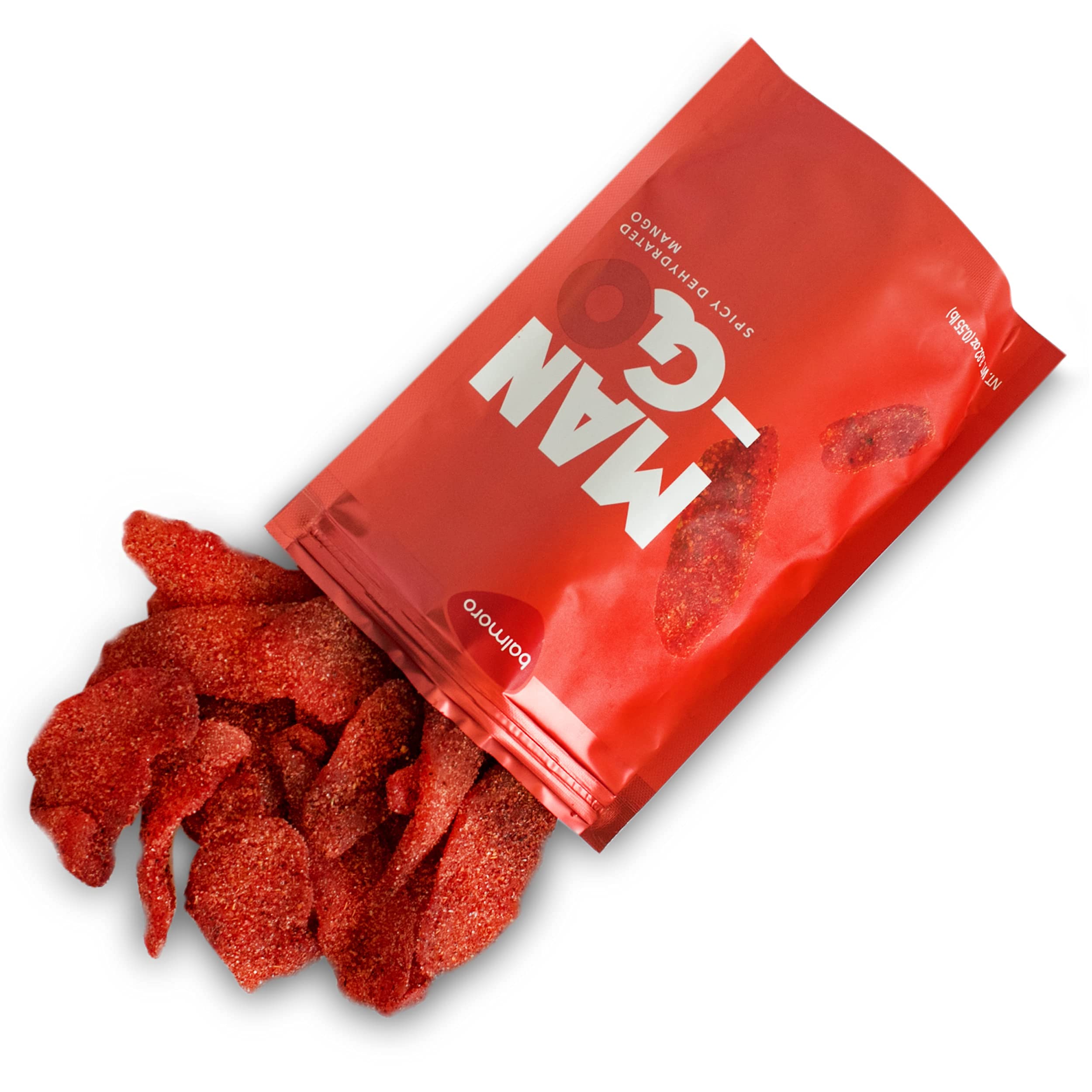 Spicy Dehydrated Mango Slices with Chili (8.8 oz) - Natural Dried Fruit Snack - Sweet & Hot Flavor - Perfect for On-the-Go, Hiking, Office Snacks & Healthy Treats