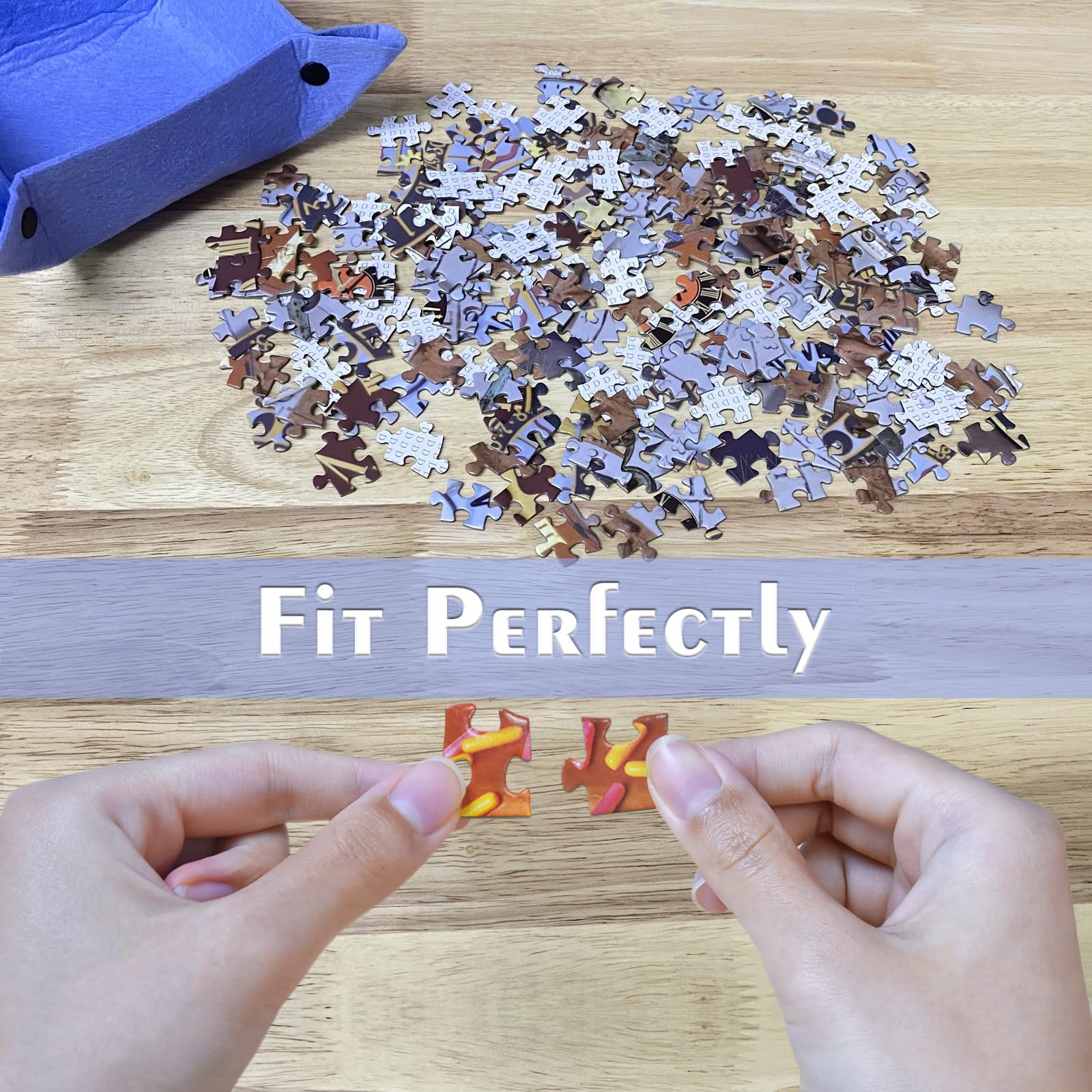 Premium 1000-Piece Jigsaw Puzzle for Adults - Clock Design with Interlocking Pieces & No Dust - Perfect for Home Decor, Birthday Gifts, and Family Game Nights (27.5