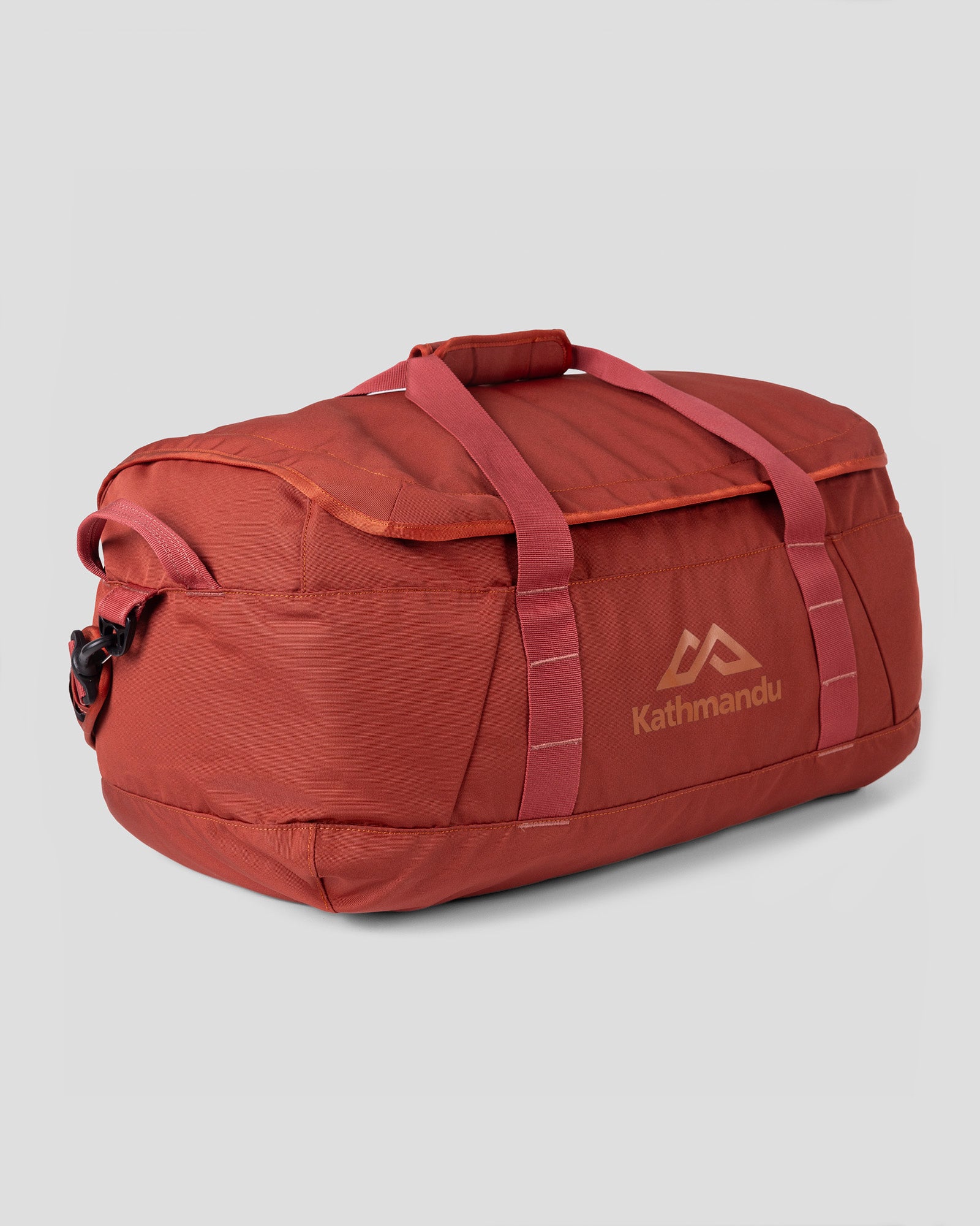Indus Base Duffel 50L Travel Duffle Bag - Redwood Color for Gym, Travel & Outdoor Adventures