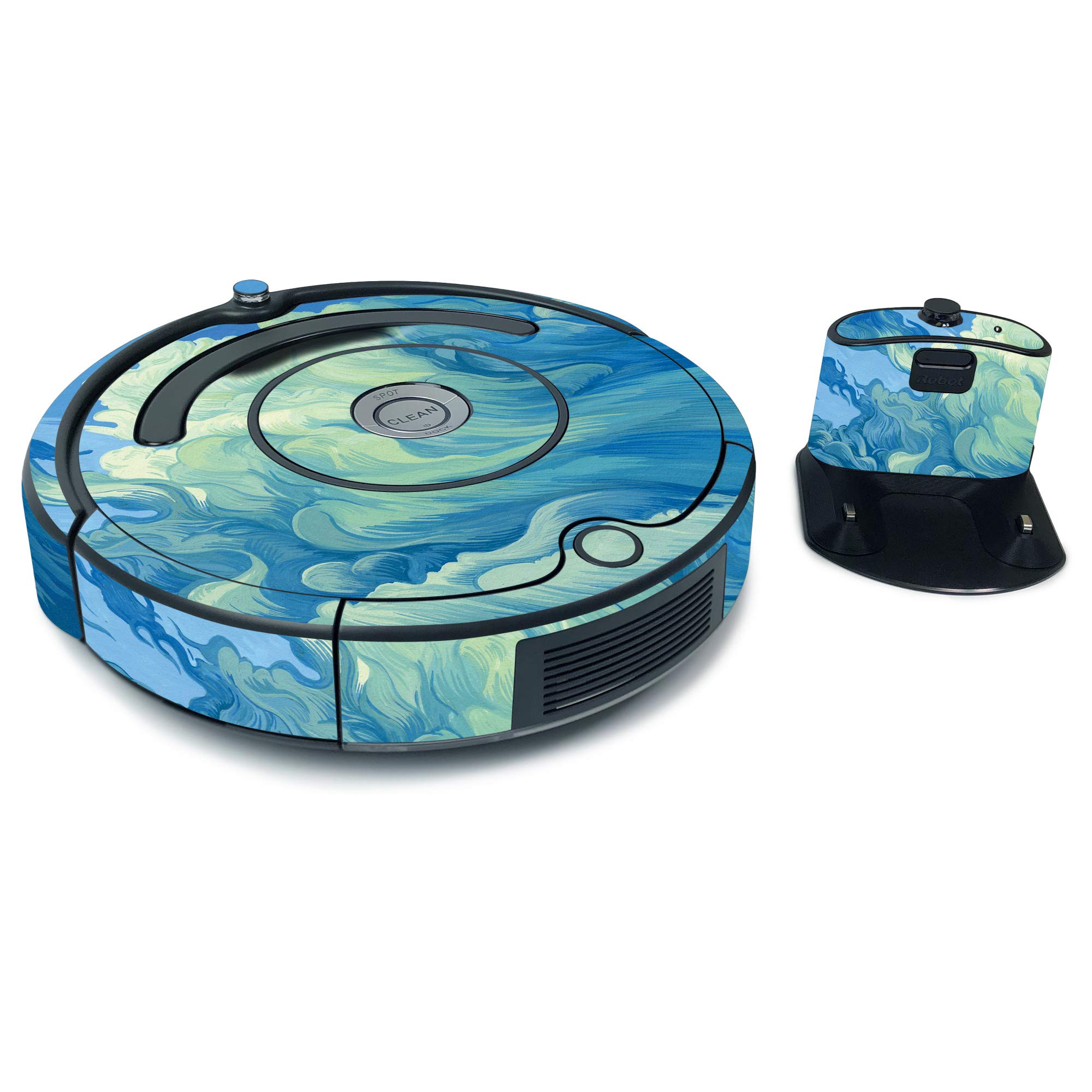 MightySkins Vinyl Decal Wrap Cover for iRobot Roomba 675 - Durable, Protective & Customizable Skin | Easy to Apply & Remove | Made in USA | Perfect for Home Cleaning & Robot Vacuum Protection