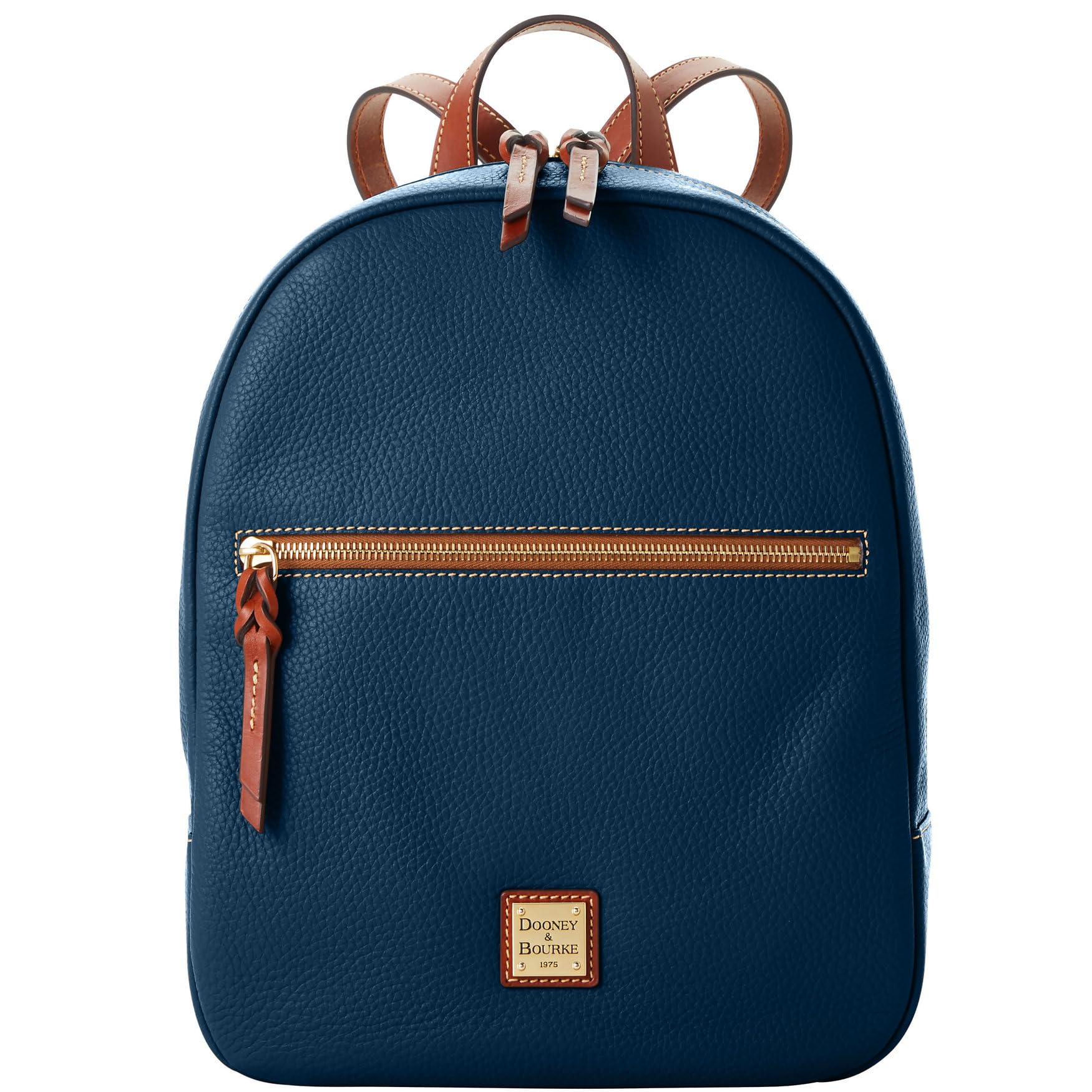 Dooney & Bourke Ronnie Small Leather Backpack for Women - Stylish Blue Purse for Travel, Work & School | Perfect for Commuting, College & Weekend Getaways