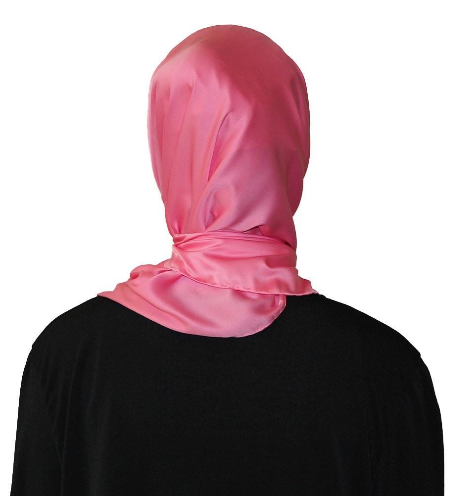 Aker Satin Square Hijab Scarf 6385 991 - Soft & Lightweight Muslim Headscarf for Women, Perfect for Daily Wear, Prayer, and Special Occasions