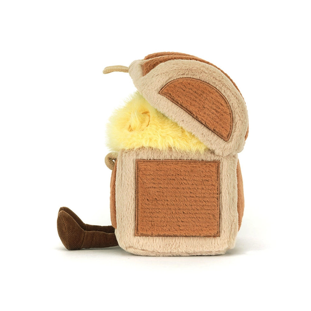 Jellycat Amuseable Treasure Chest Plush Toy - Soft & Cute Stuffed Animal for Kids, Babies & Collectors | Perfect Gift for Birthdays, Baby Showers & Home Decor